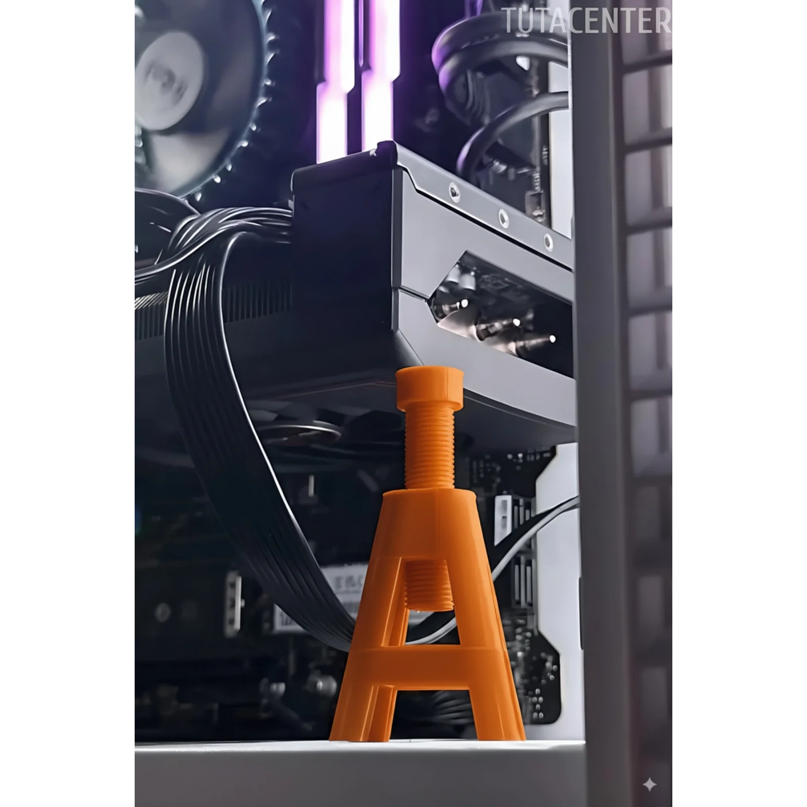 Ayarlanabilir Ekran Kartı Tutucu, Turuncu Ekran Kartı Destek Aparatı Ekran Kartı Destekleyici