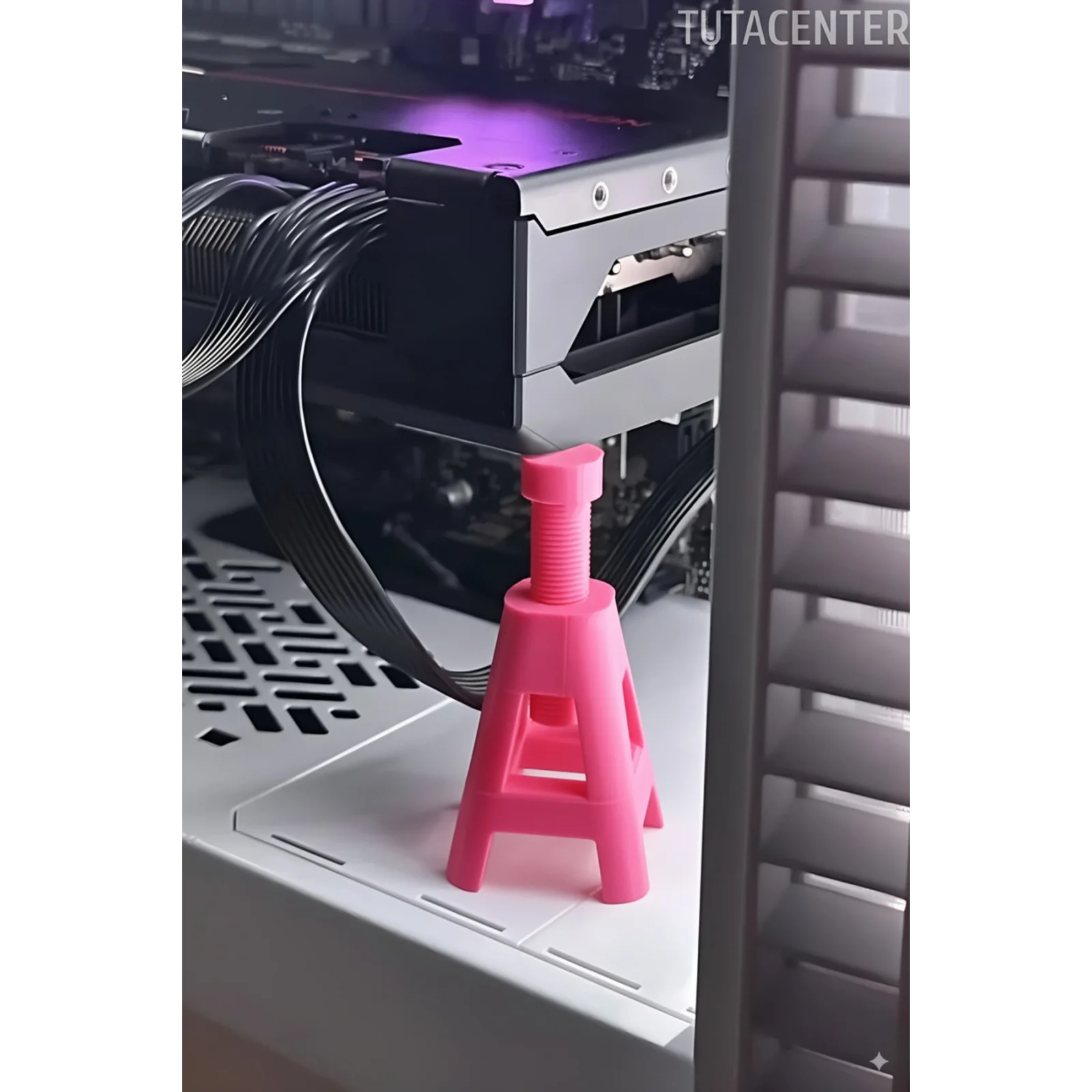 Ayarlanabilir Ekran Kartı Tutucu, Pembe Ekran Kartı Destek Aparatı Support, Ekran Kartı Destekleyici