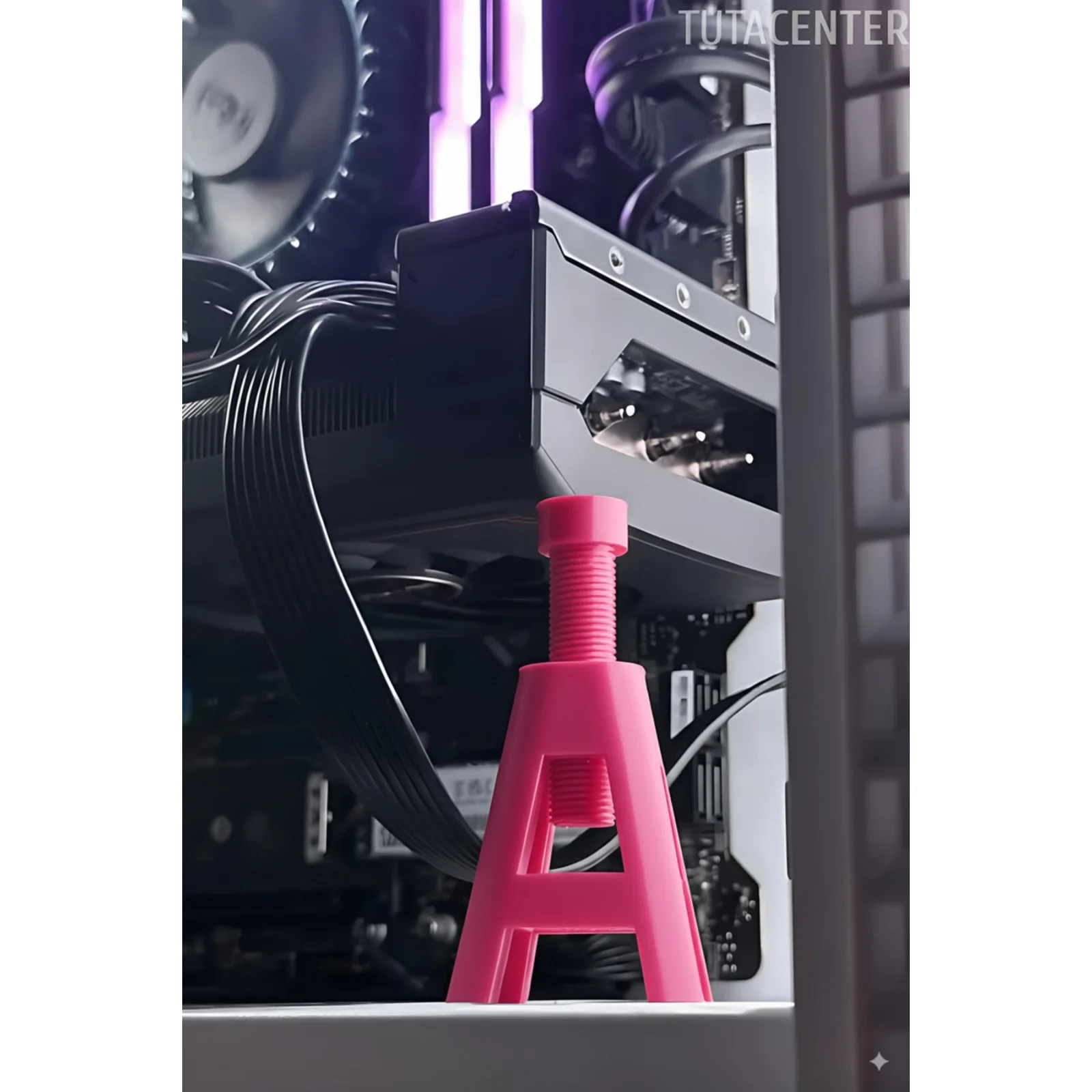 Ayarlanabilir Ekran Kartı Tutucu, Pembe Ekran Kartı Destek Aparatı Support, Ekran Kartı Destekleyici