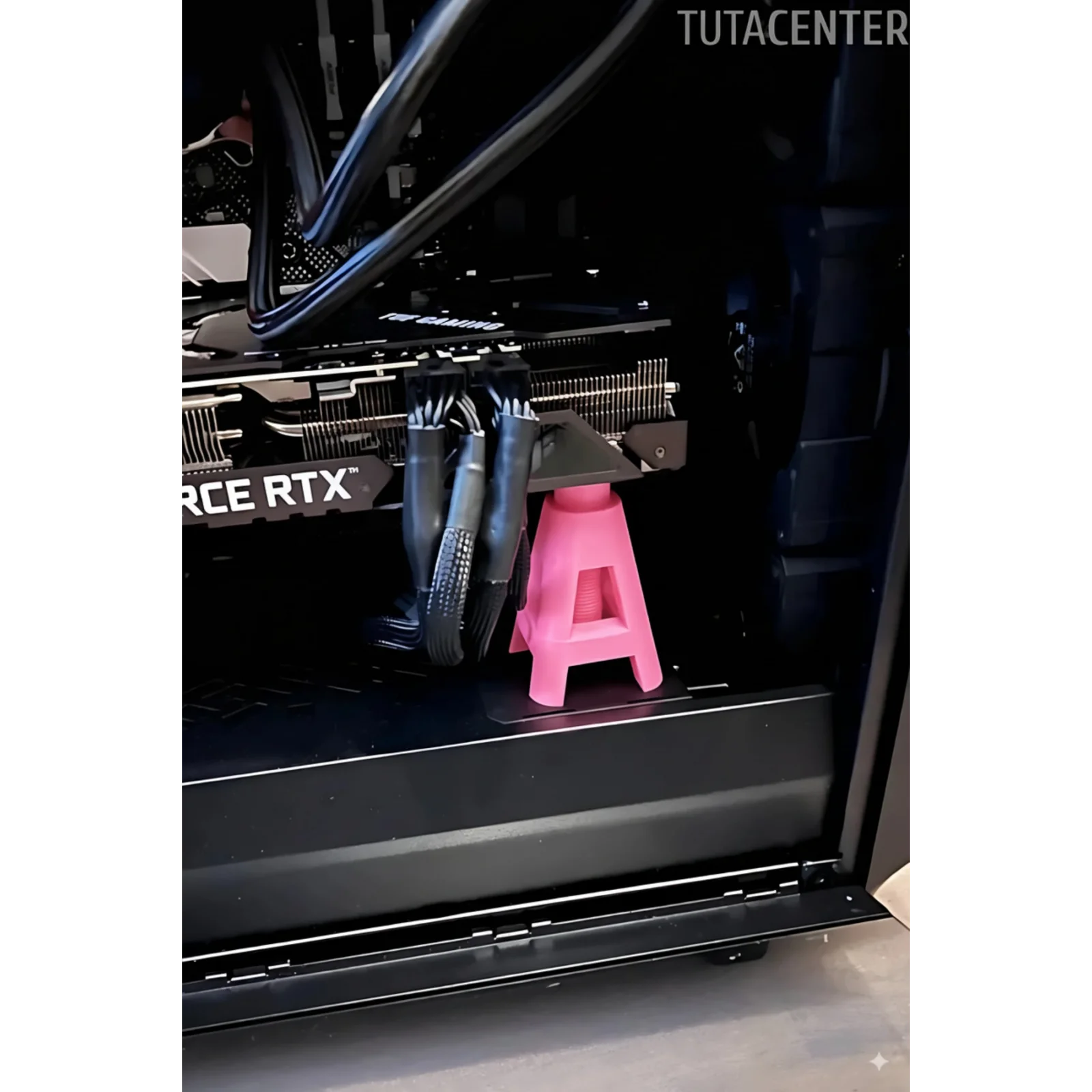 Ayarlanabilir Ekran Kartı Tutucu, Pembe Ekran Kartı Destek Aparatı Support, Ekran Kartı Destekleyici