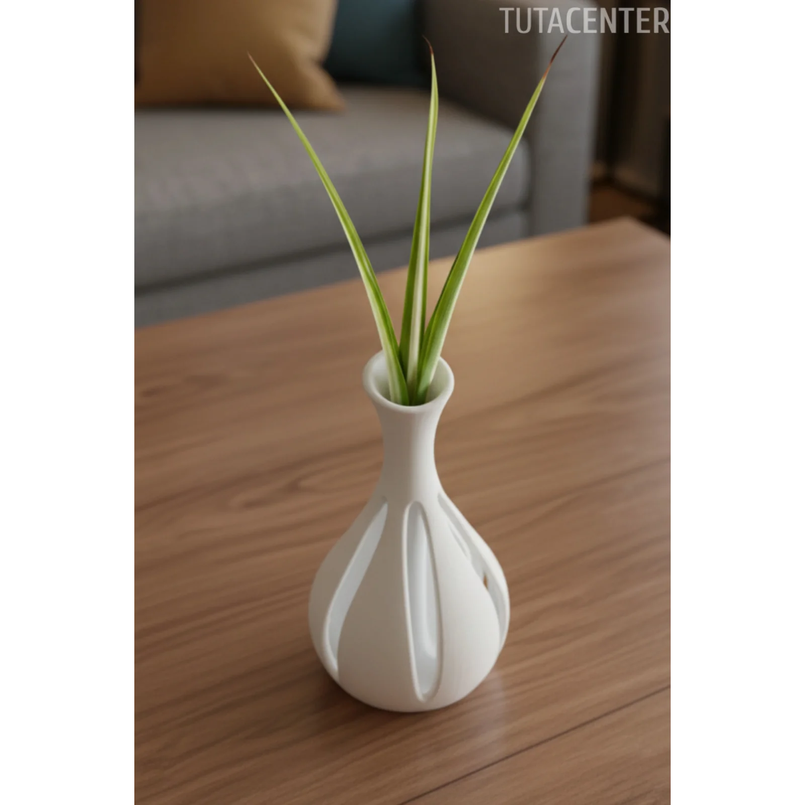 Zephry Vazo - Plastik Modern ve Şık Görünüm Vazo 15cm