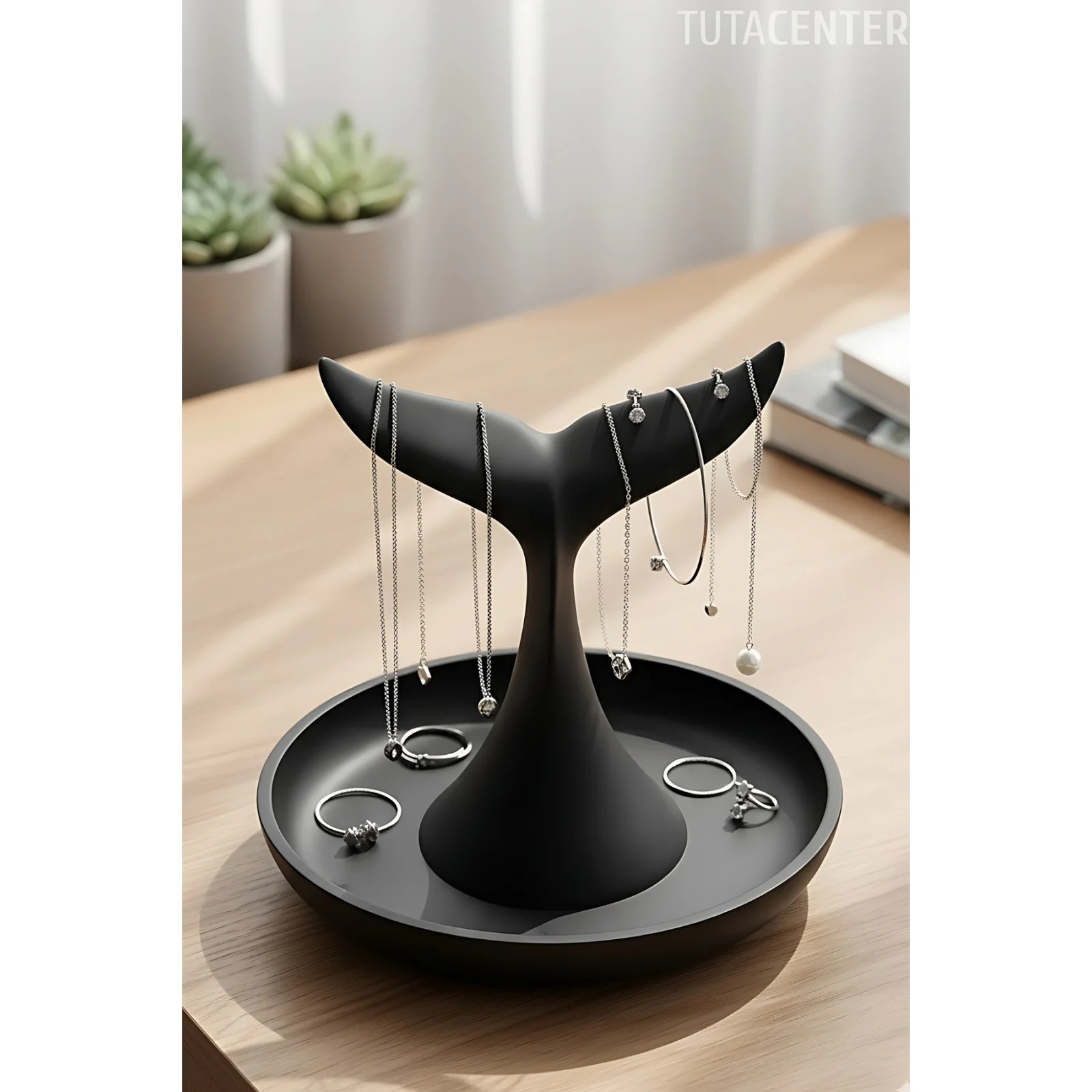 Balina Kuyruğu Takı Kabı & Takı Askılığı & Mücevher Standı