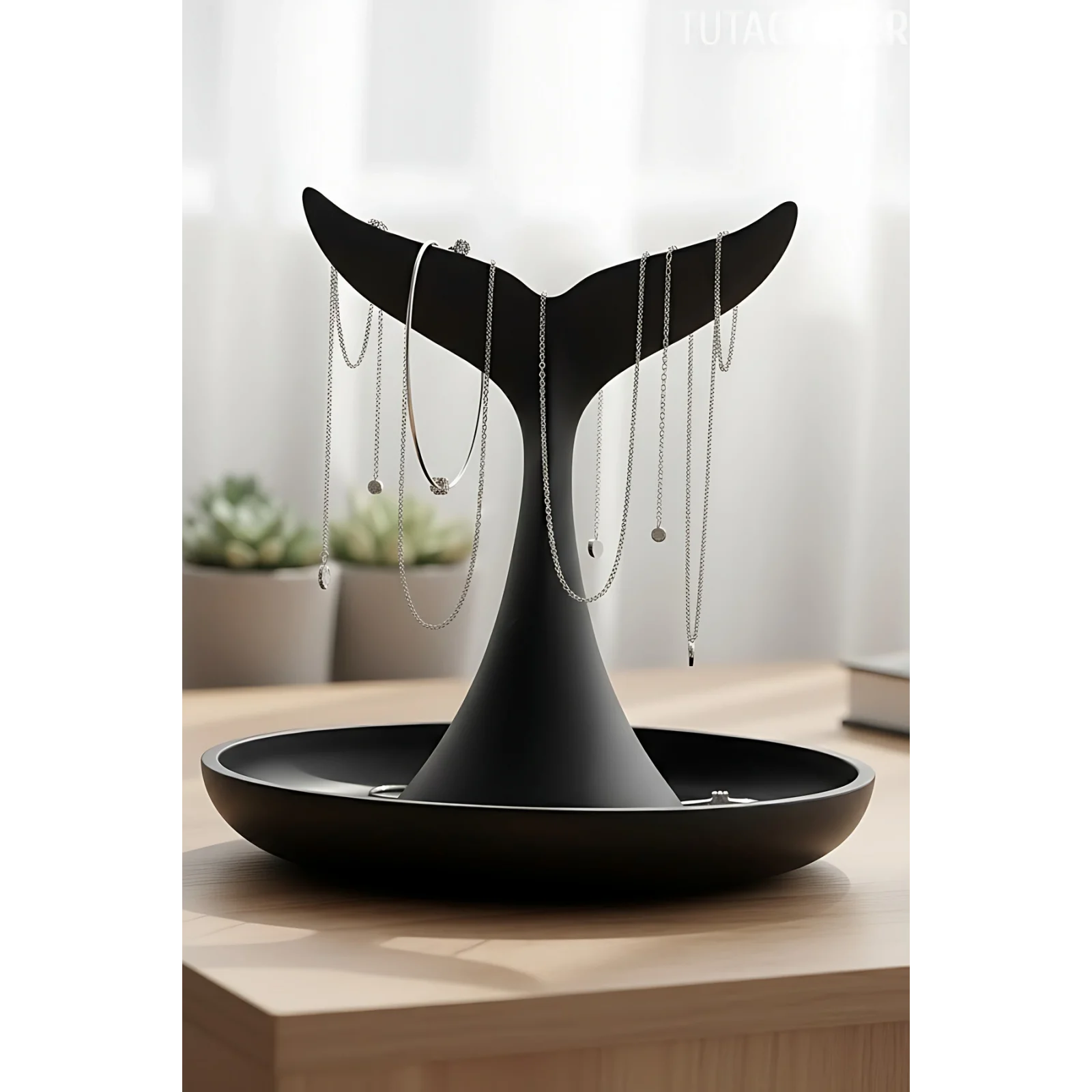 Balina Kuyruğu Takı Kabı & Takı Askılığı & Mücevher Standı