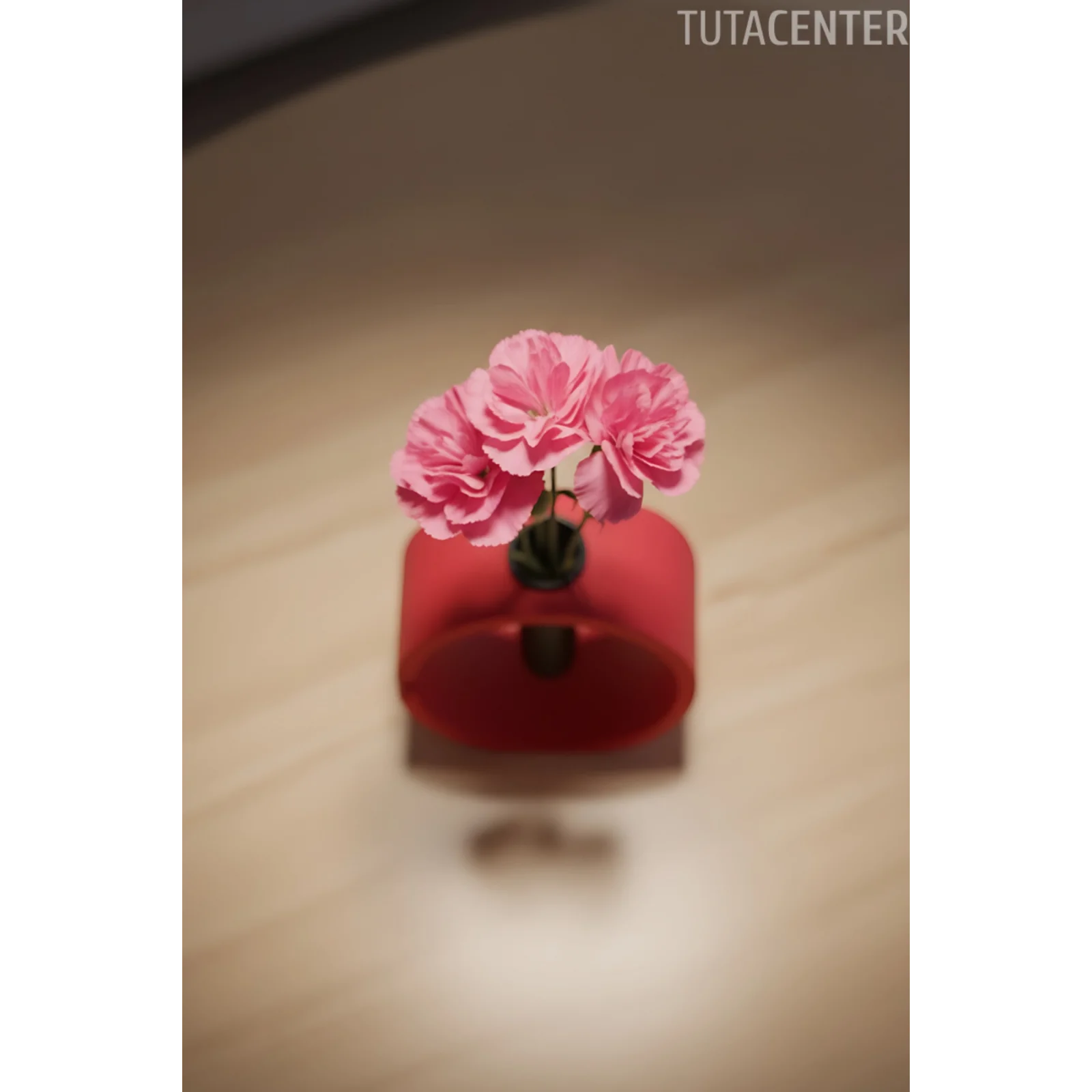 Dekoratif Dizayn Vazo - Modern Şık Görünüm Vazo - C Harfi Şeklinde Vazo