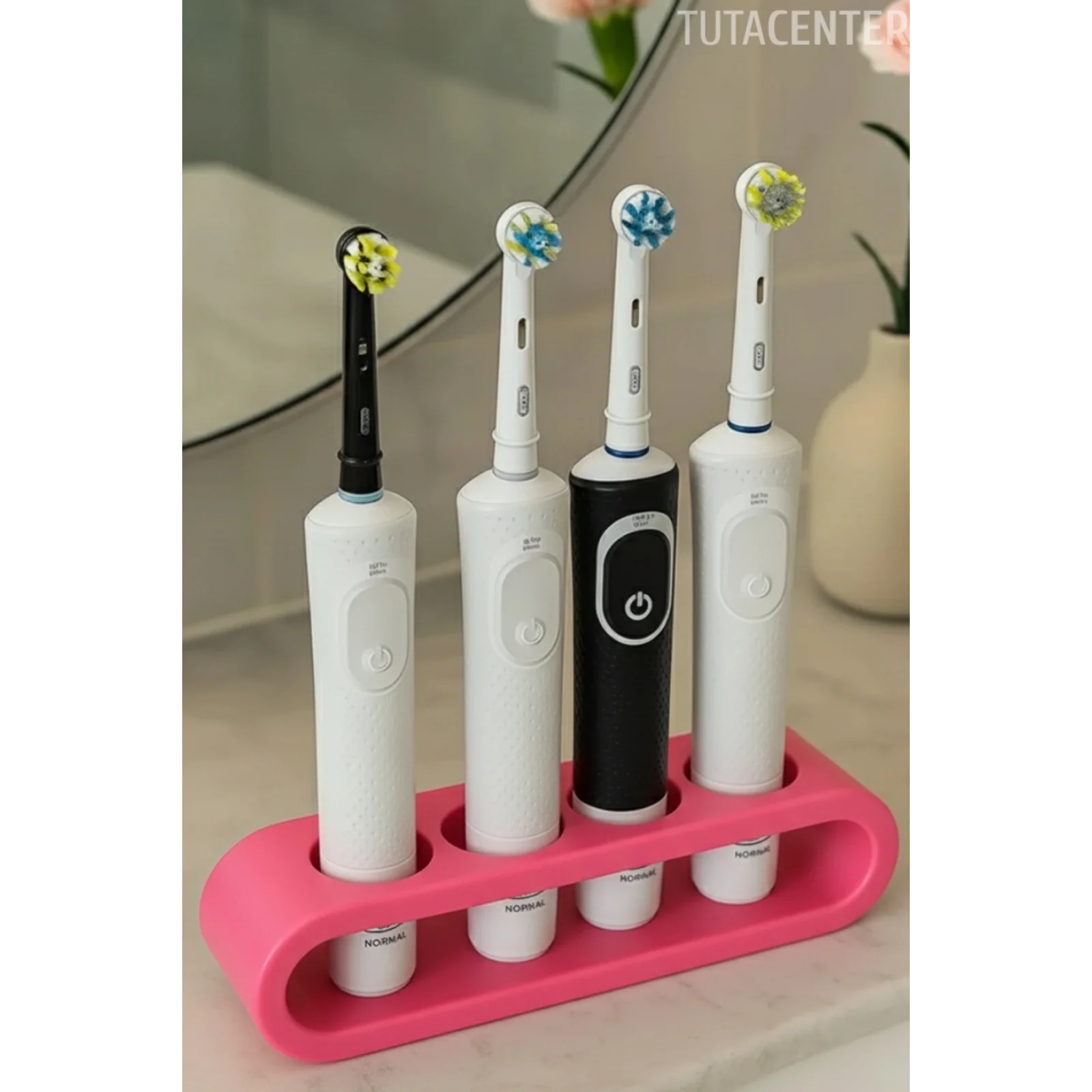 Şarjlı Diş Fırçası Standı 4lü - Modern Şık ve Pratik Çözüm