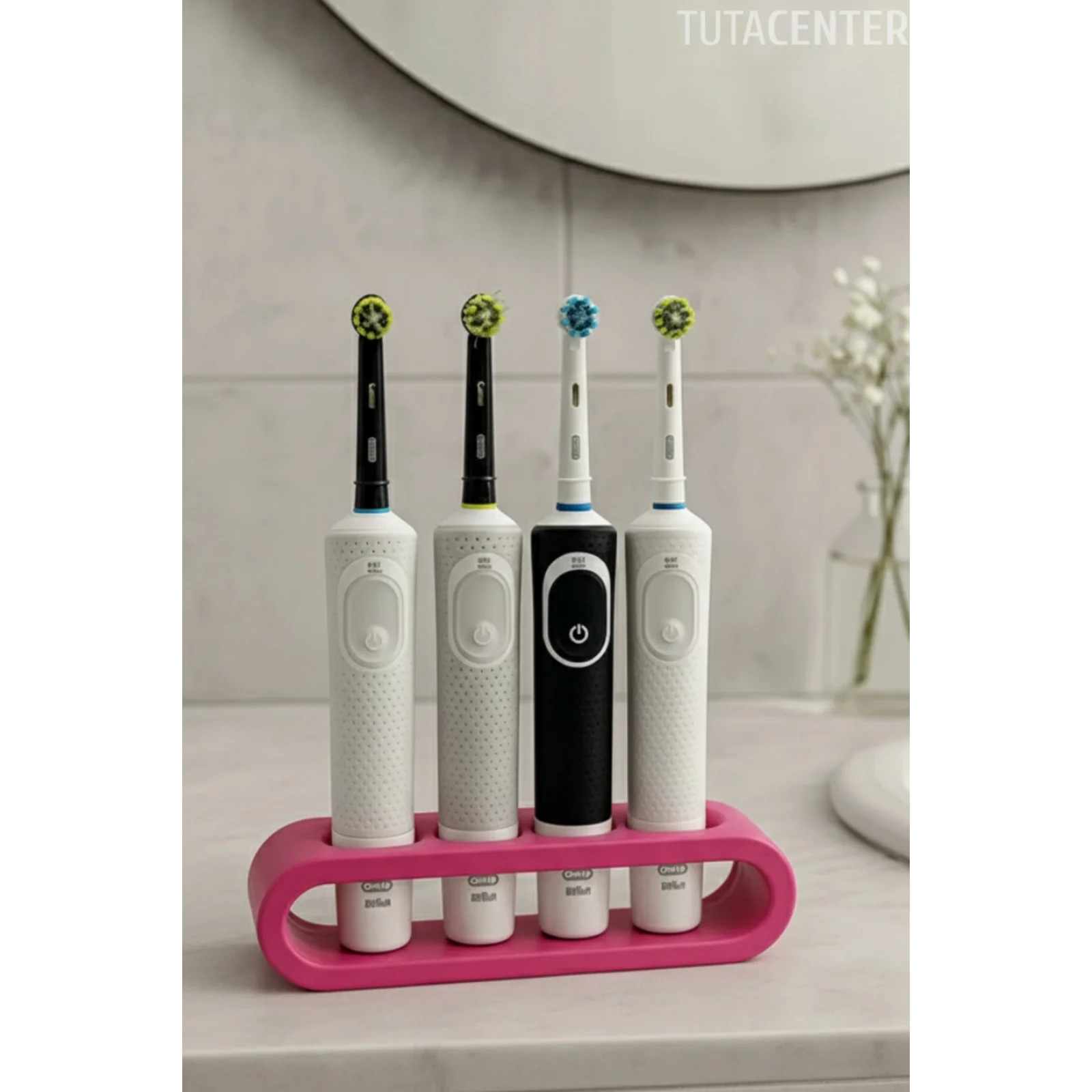 Şarjlı Diş Fırçası Standı 4lü - Modern Şık ve Pratik Çözüm