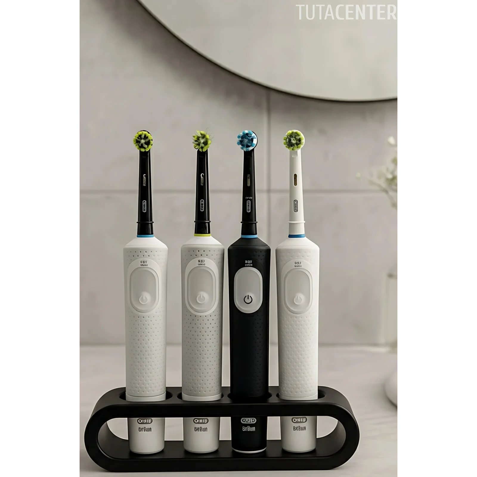 Şarjlı Diş Fırçası Standı 4lü - Modern Şık ve Pratik Çözüm