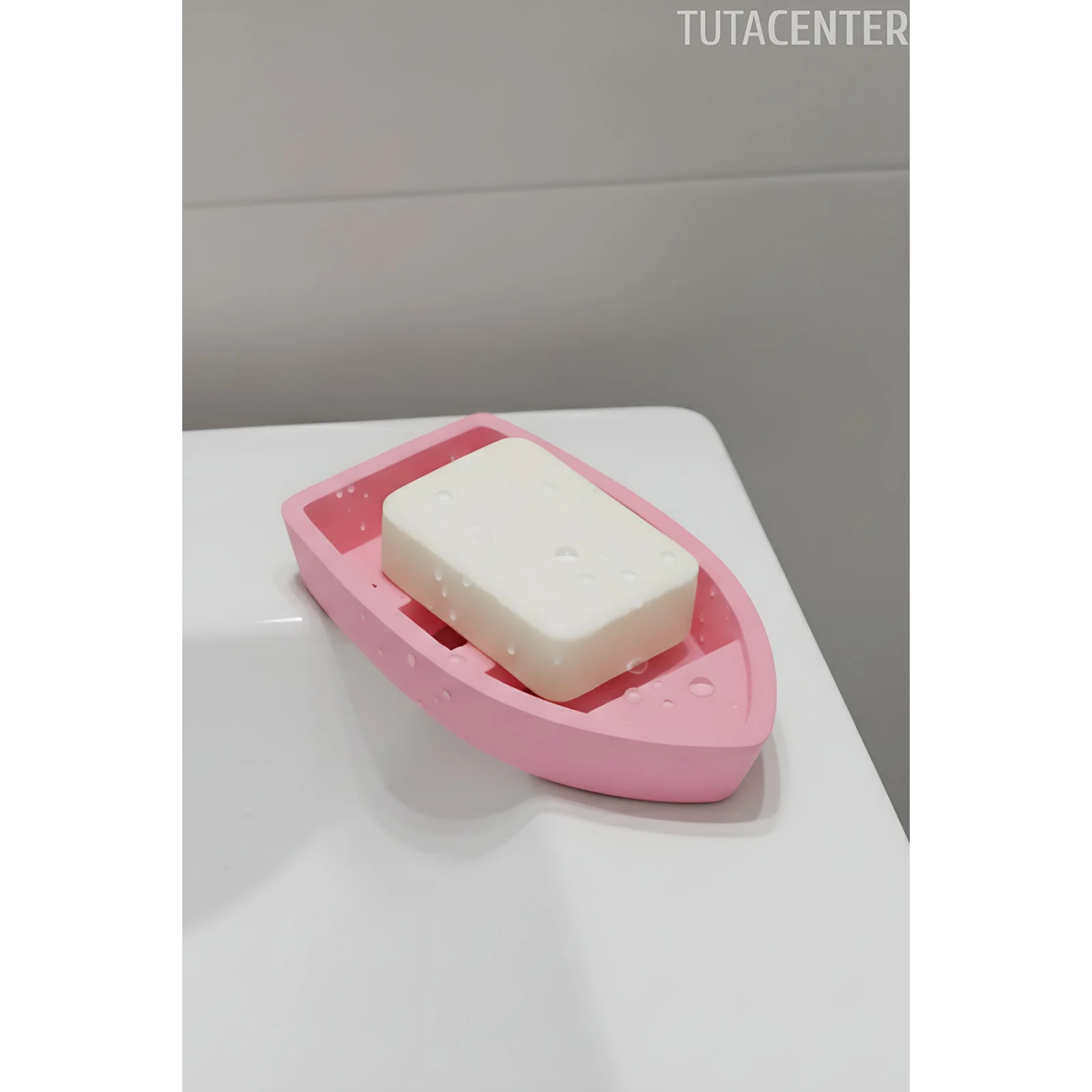 Kayık Model Katı Sabunluk, Modern Şık Tasarım Plastik Katı Sabunluk