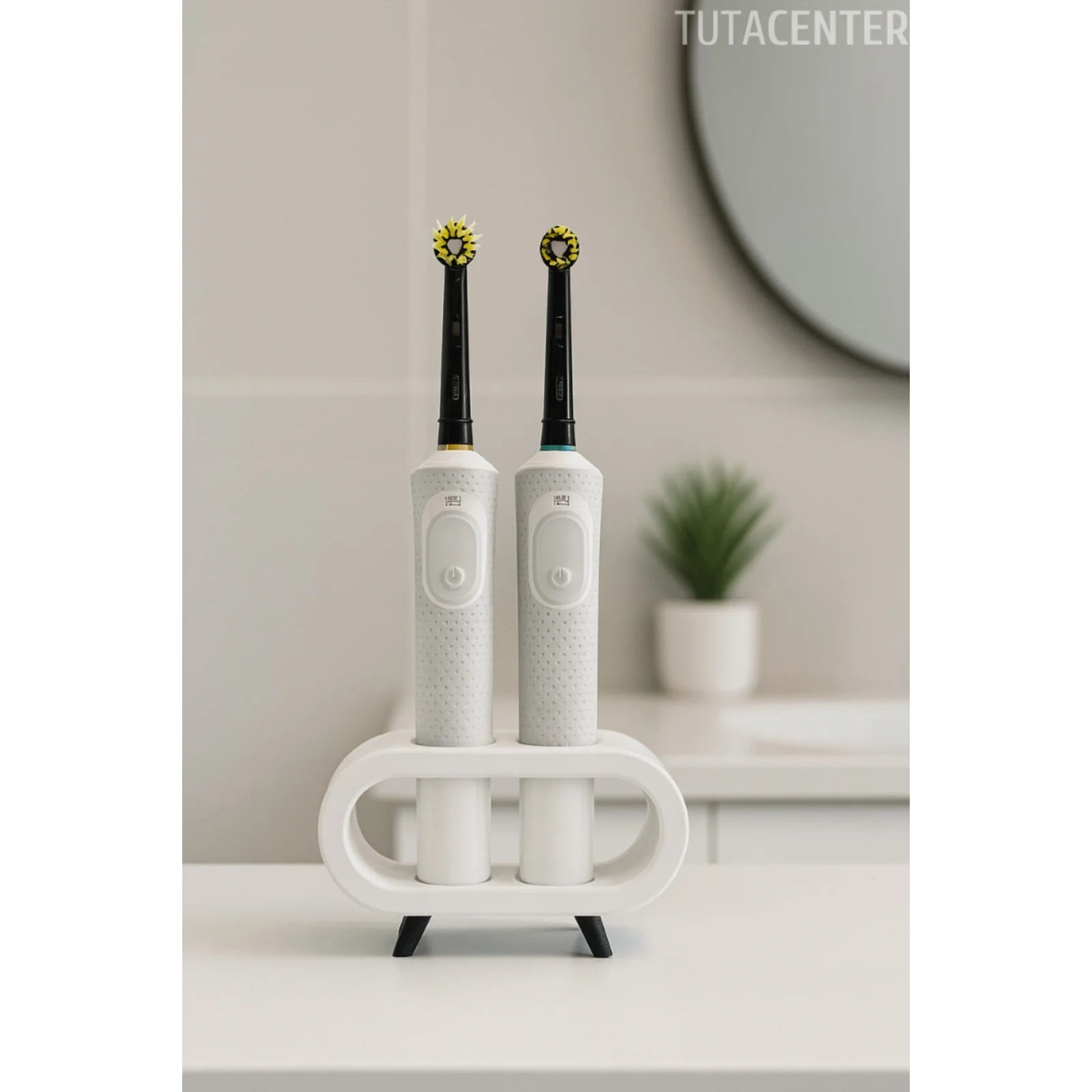 Pilli Ve Şarjlı Diş Fırçası Tutucu Stand (Tüm Modellere Uyumlu)