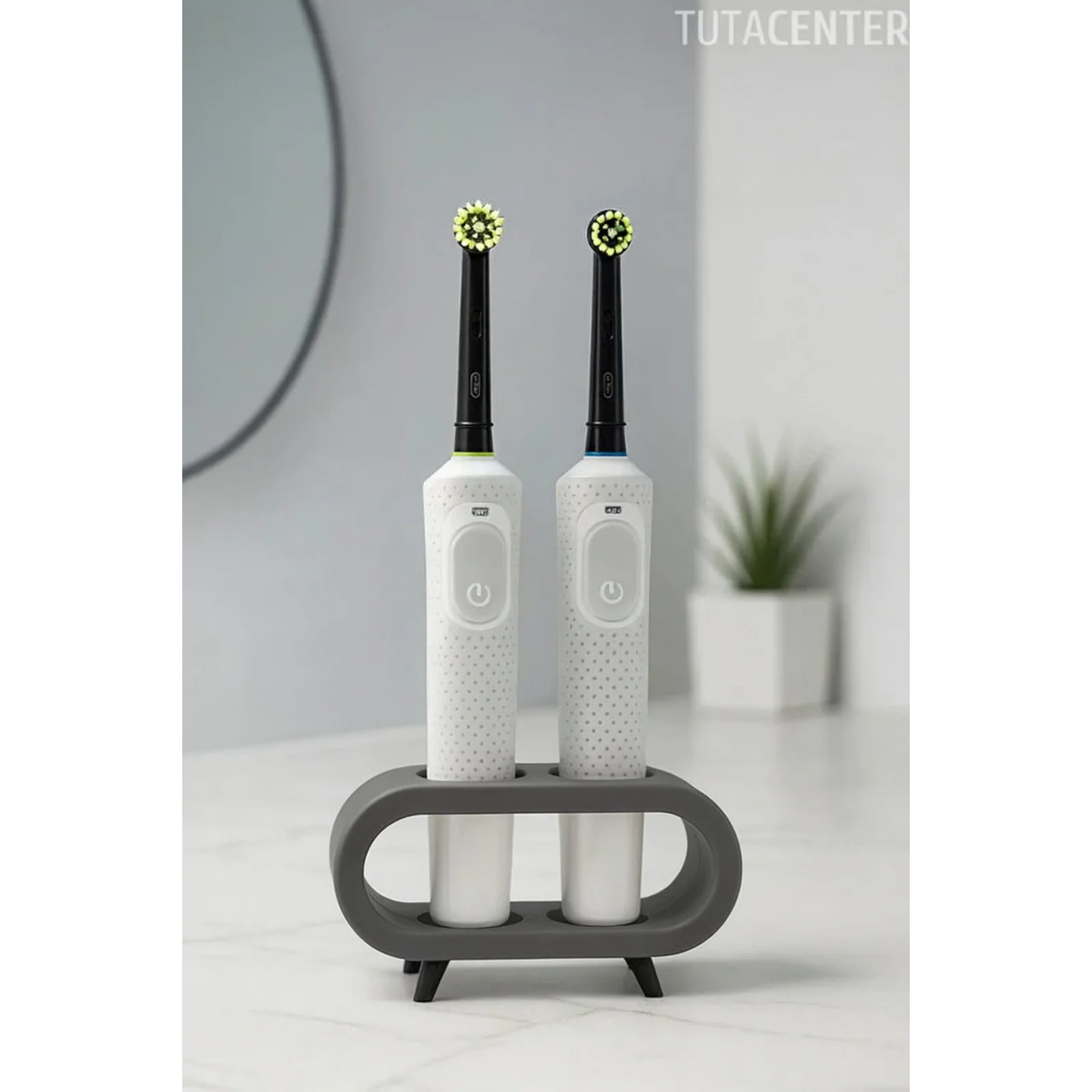 Pilli Ve Şarjlı Diş Fırçası Tutucu Stand (Tüm Modellere Uyumlu)