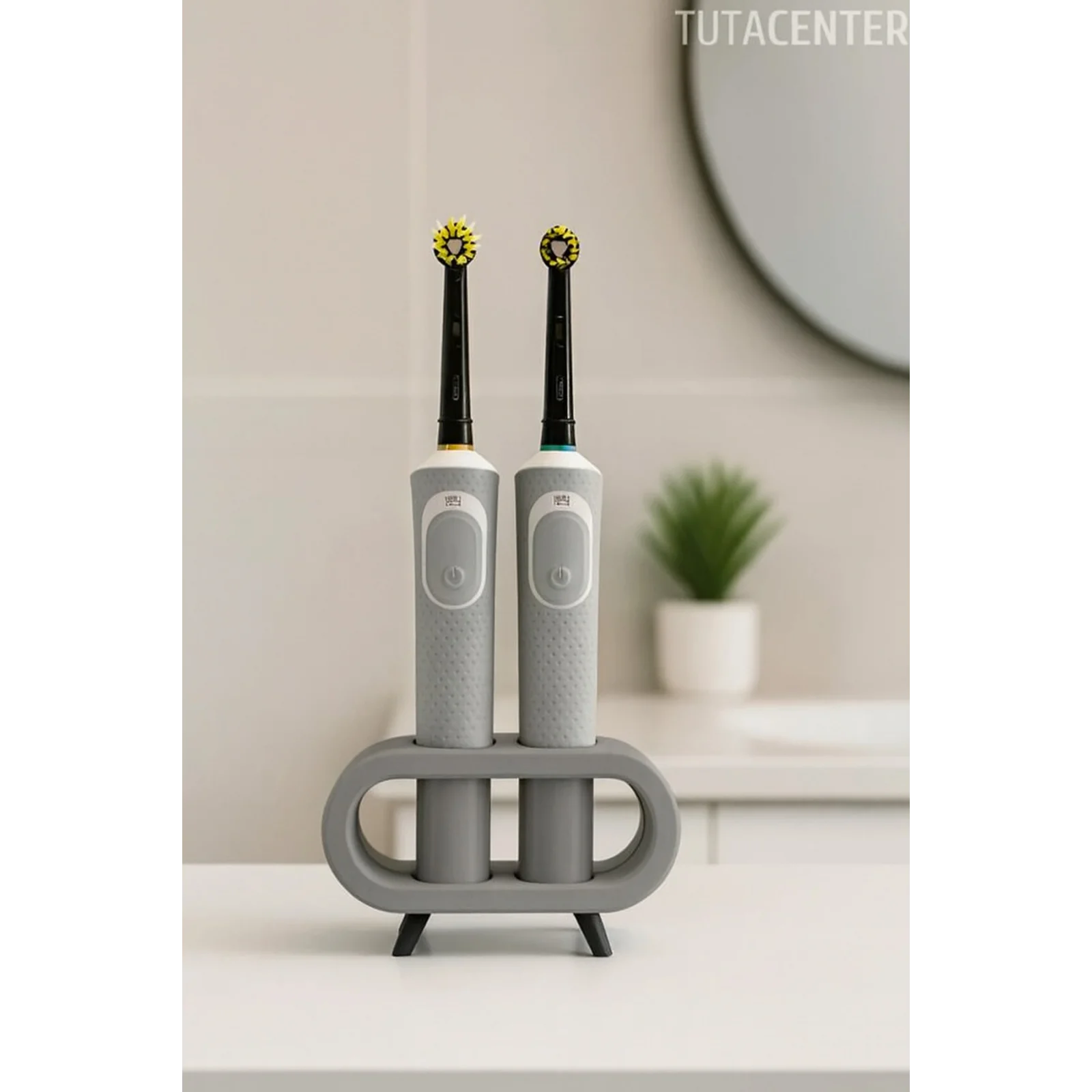 Pilli Ve Şarjlı Diş Fırçası Tutucu Stand (Tüm Modellere Uyumlu)