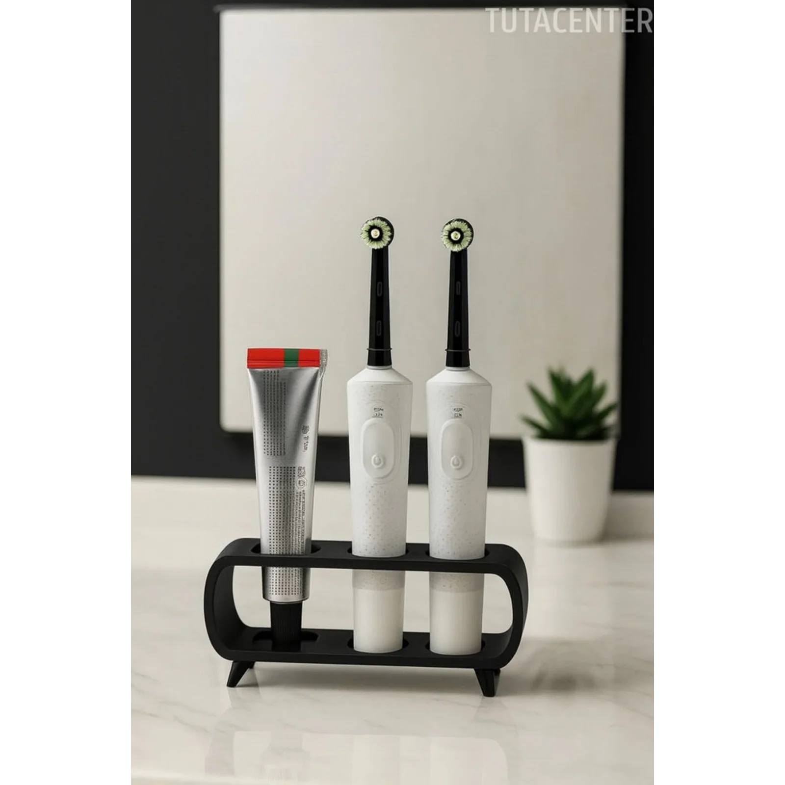 Modern Ayaklı Şarjlı Ve Pilli Diş Fırçalık Tutucu Stand (Tüm Modellere Uyumlu)