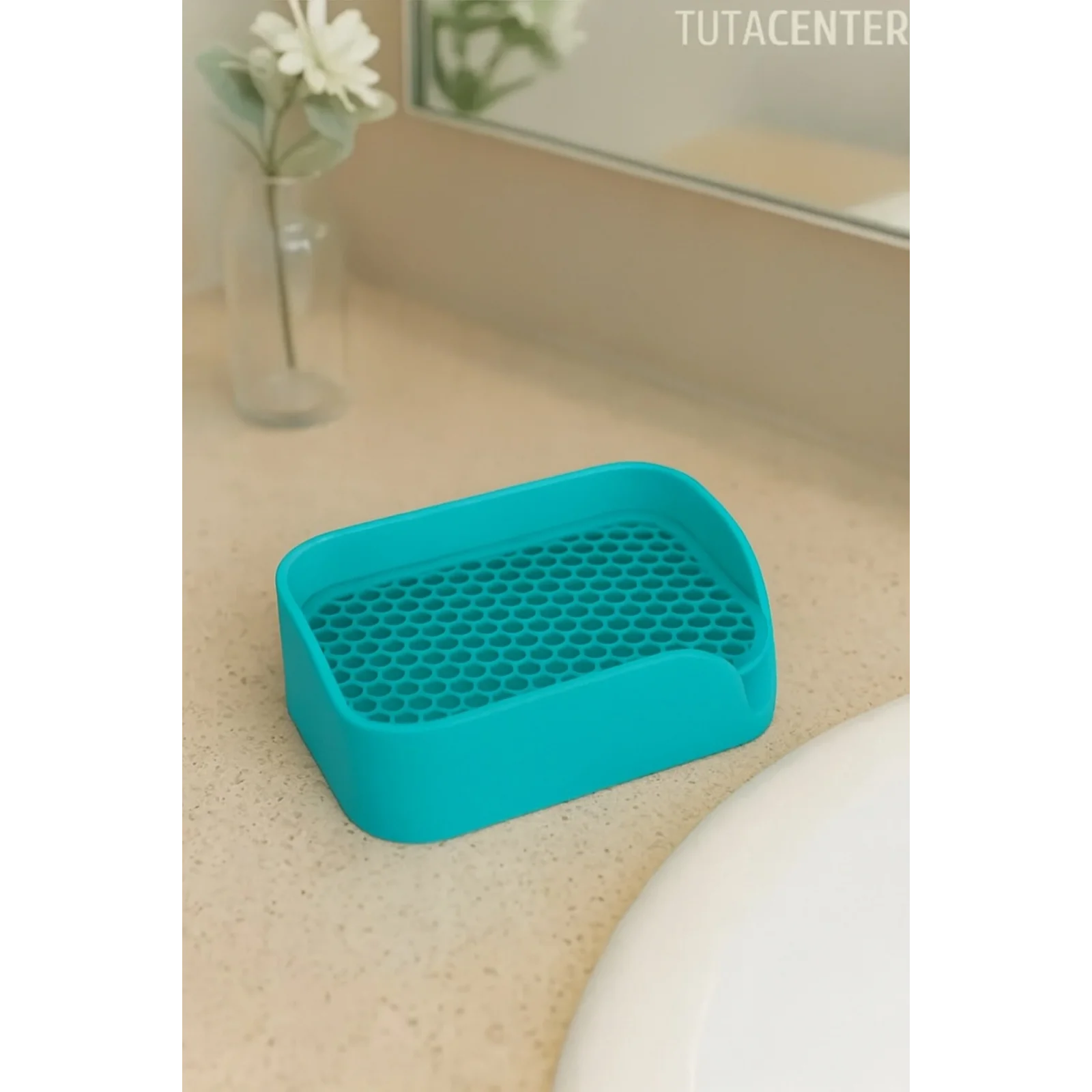 Minimalist Tahliyeli Modern Katı Sabunluk