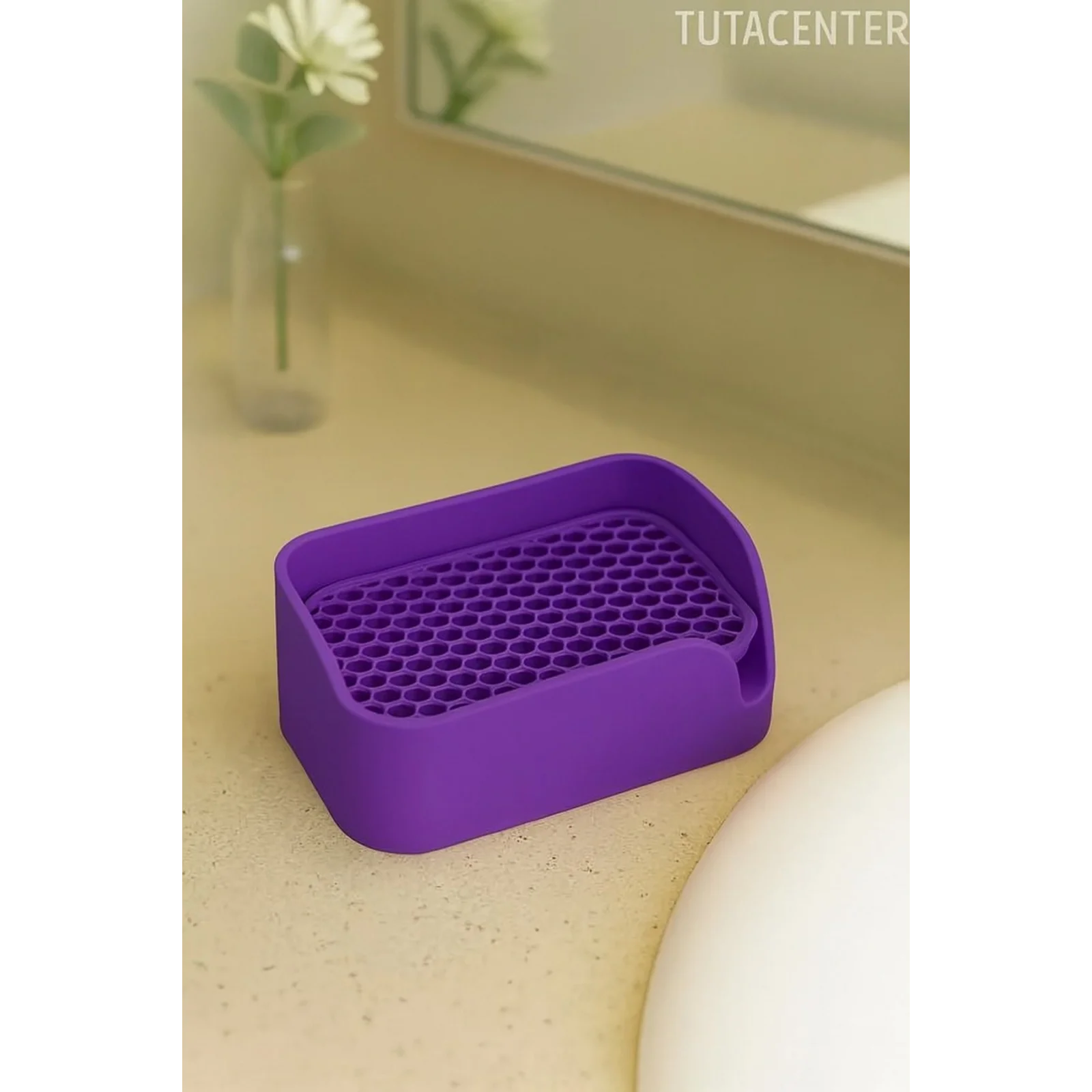 Minimalist Tahliyeli Modern Katı Sabunluk