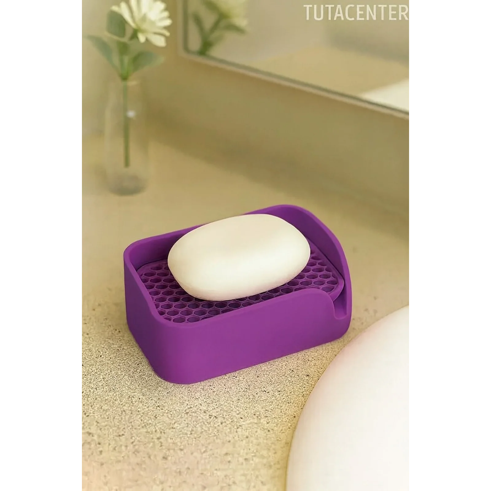 Minimalist Tahliyeli Modern Katı Sabunluk