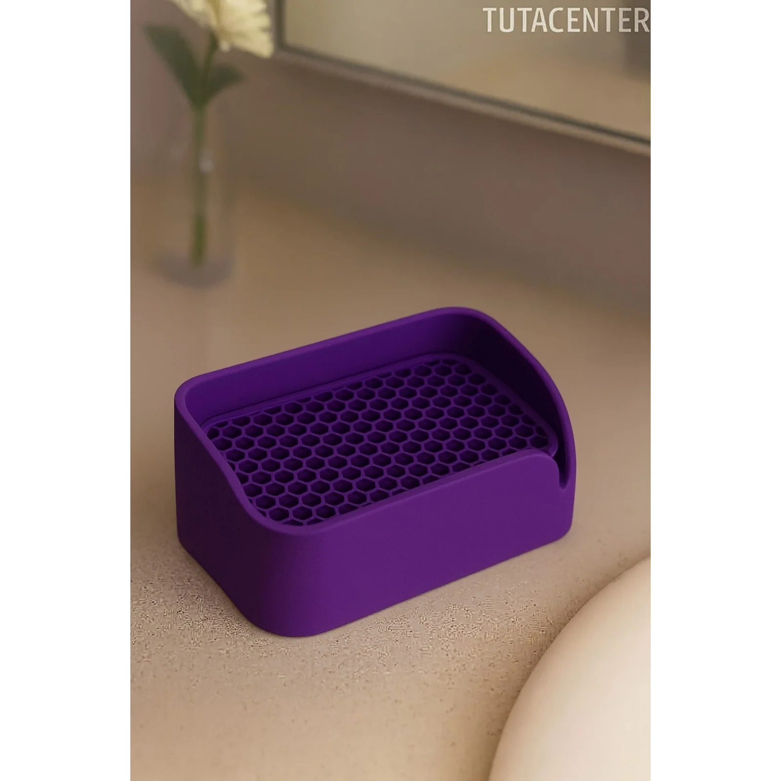 Minimalist Tahliyeli Modern Katı Sabunluk