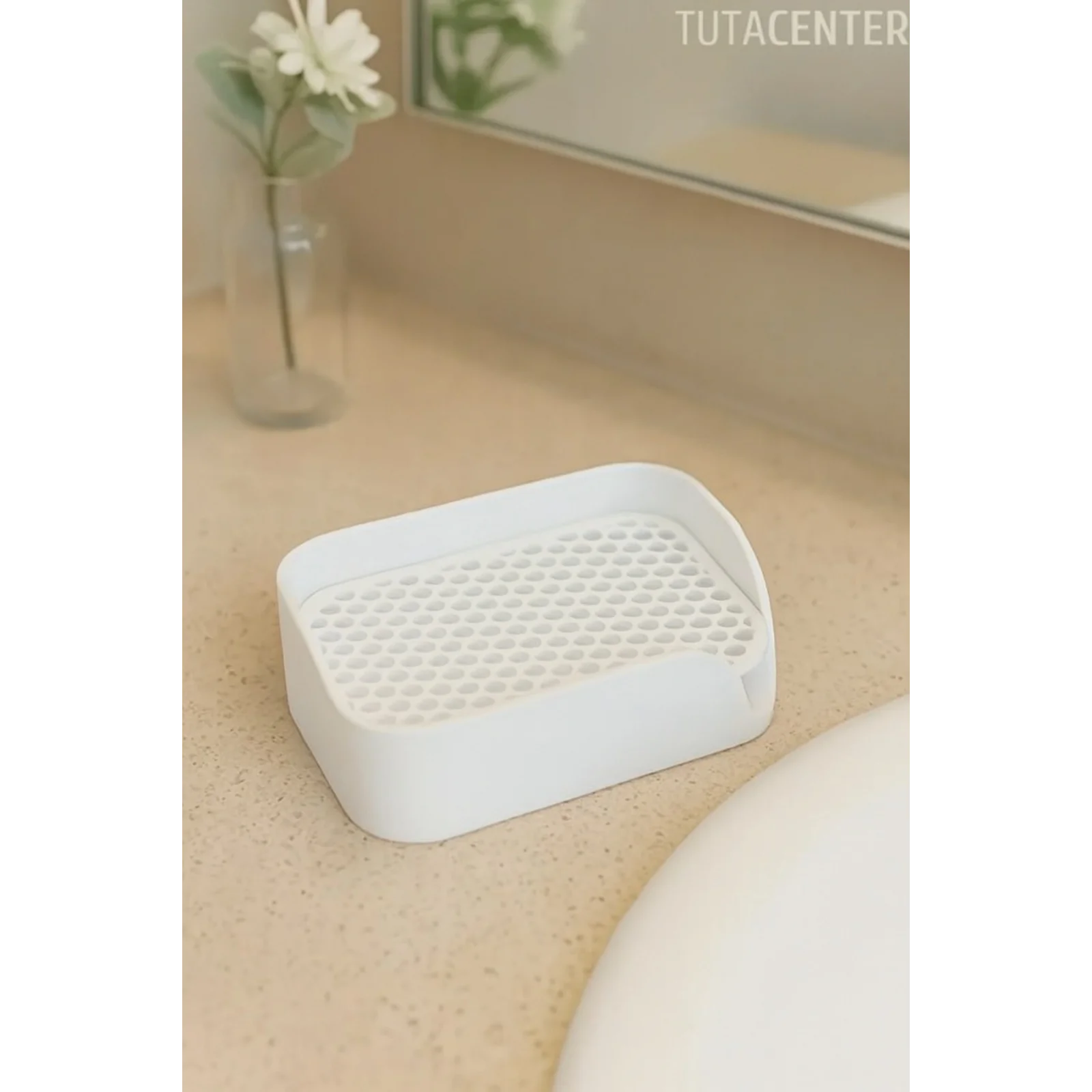 Minimalist Tahliyeli Modern Katı Sabunluk