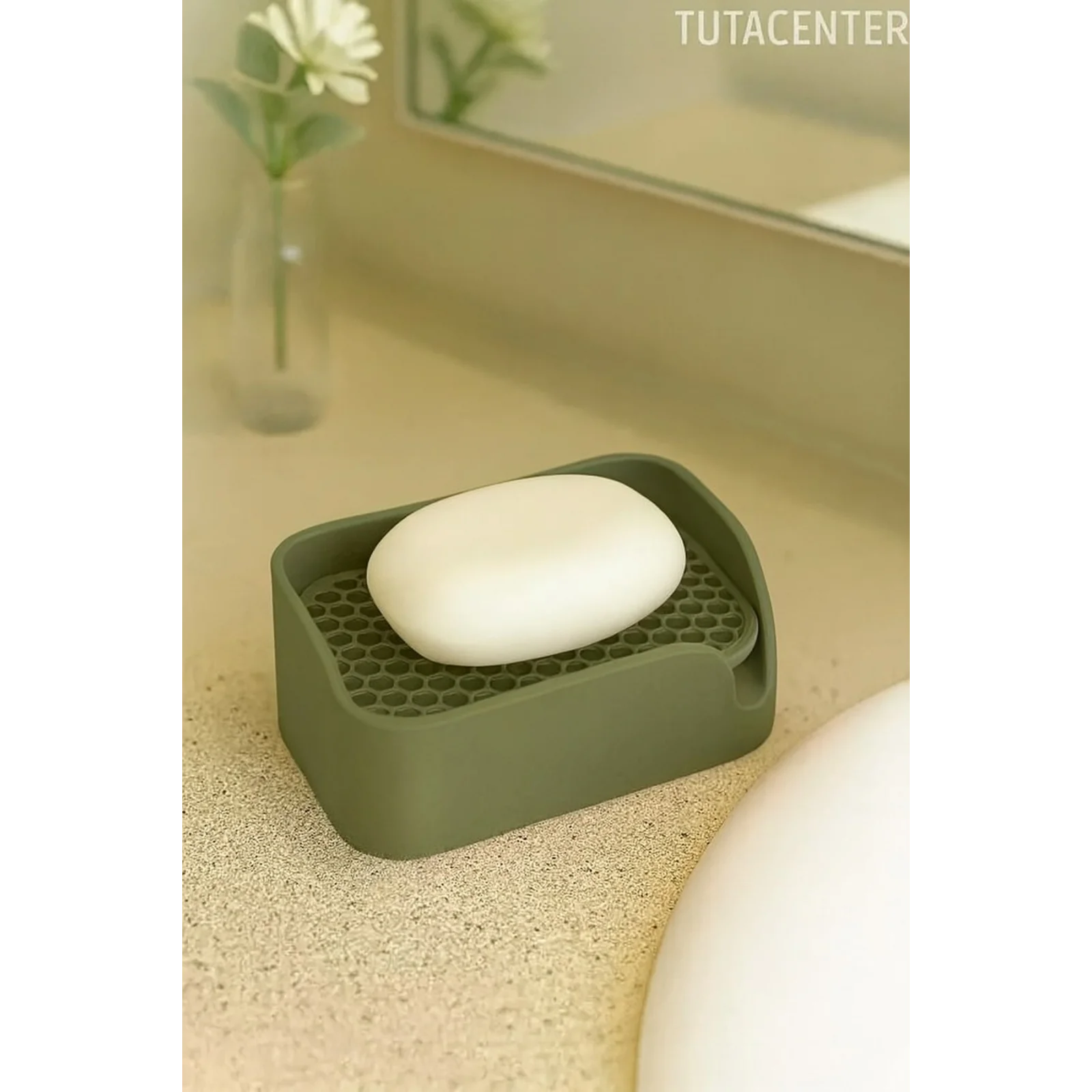 Minimalist Tahliyeli Modern Katı Sabunluk