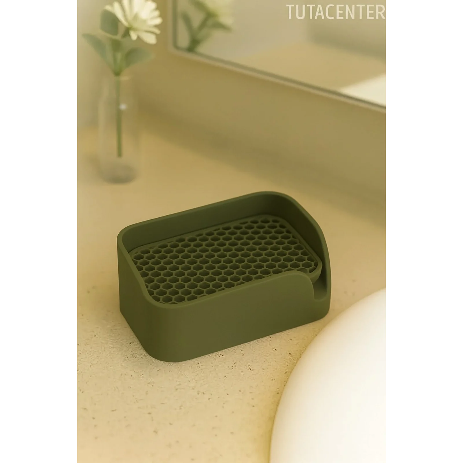 Minimalist Tahliyeli Modern Katı Sabunluk