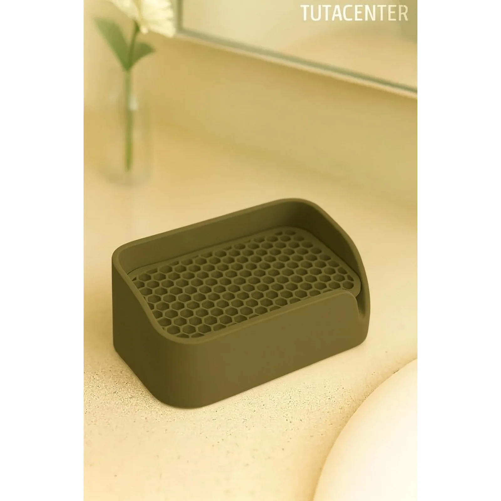 Minimalist Tahliyeli Modern Katı Sabunluk