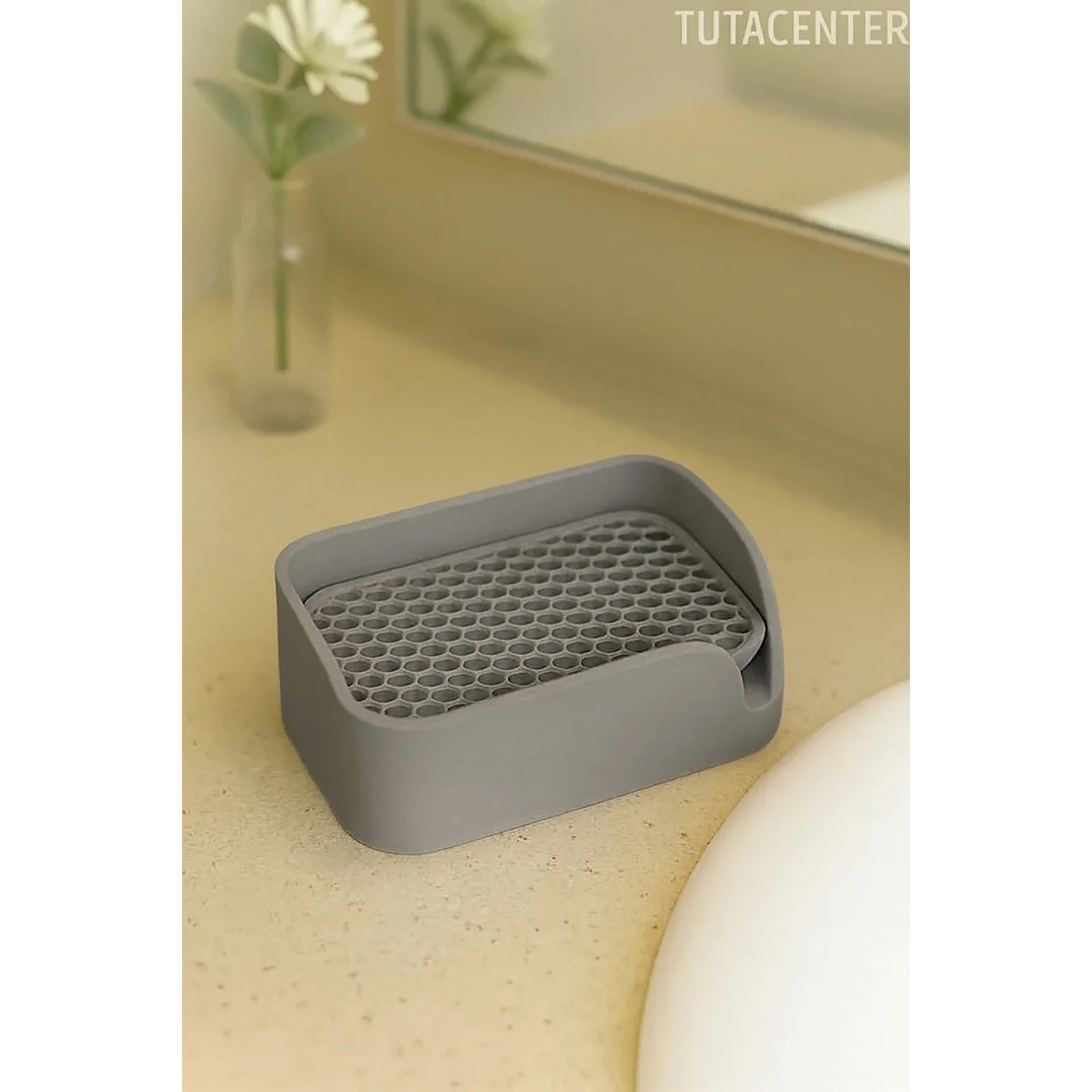 Minimalist Tahliyeli Modern Katı Sabunluk