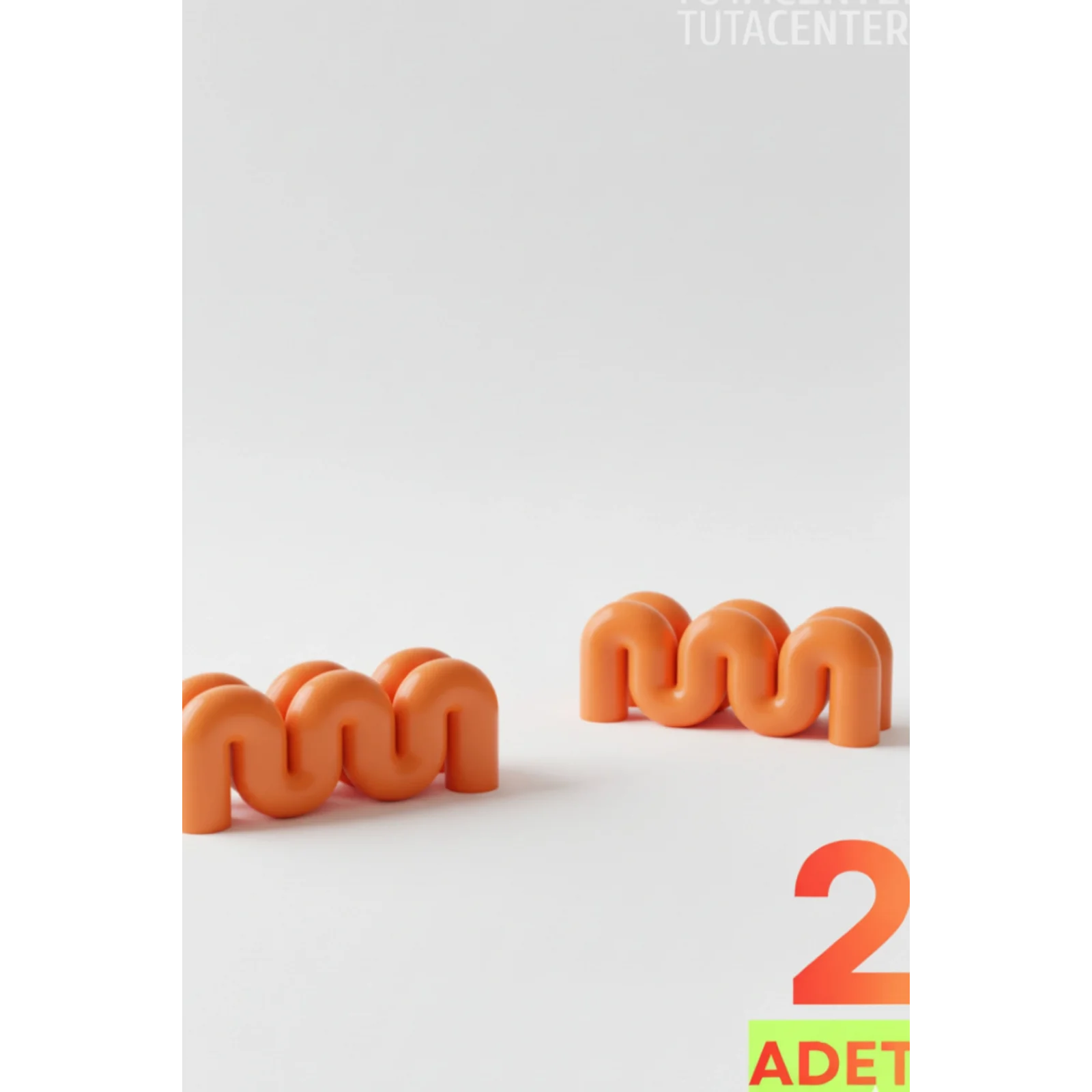 Dalga Formlu Dekoratif Fotoğraf Tutucu, Kart Tutucu, Mini Fotoğraf Tutucu 2 Adet