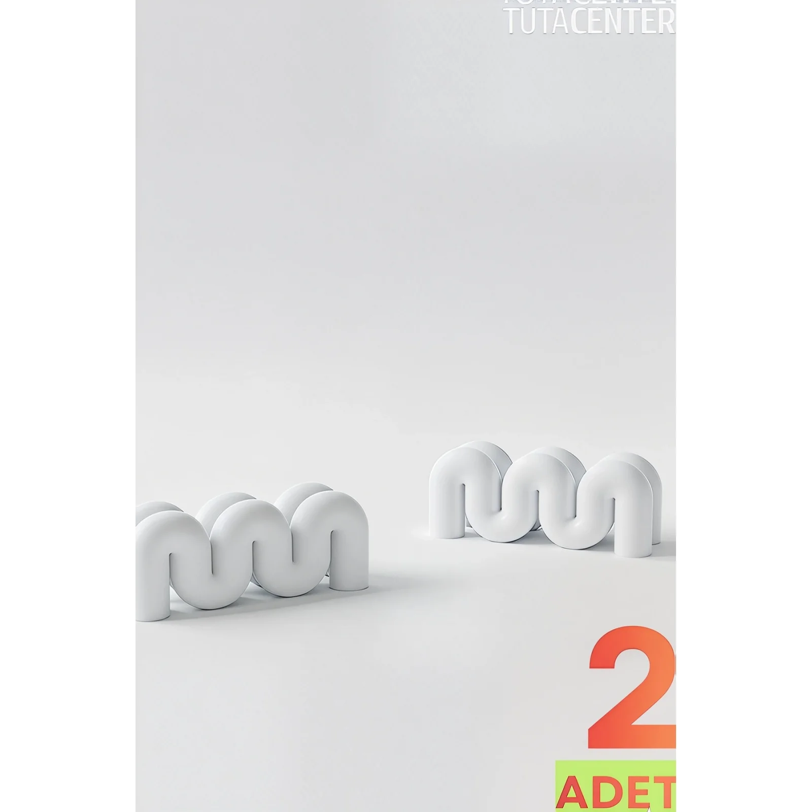 Dalga Formlu Dekoratif Fotoğraf Tutucu, Kart Tutucu, Mini Fotoğraf Tutucu 2 Adet