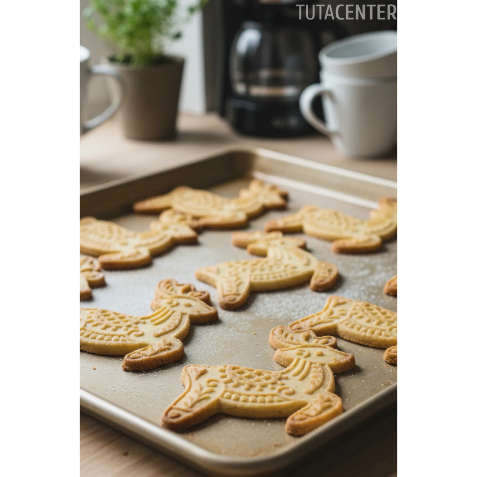 Geyik Şekilli Yılbaşı Kurabiye Kalıbı – Plastik 2 Parça, Şık Desenli Noel Kurabiye Kalıbı