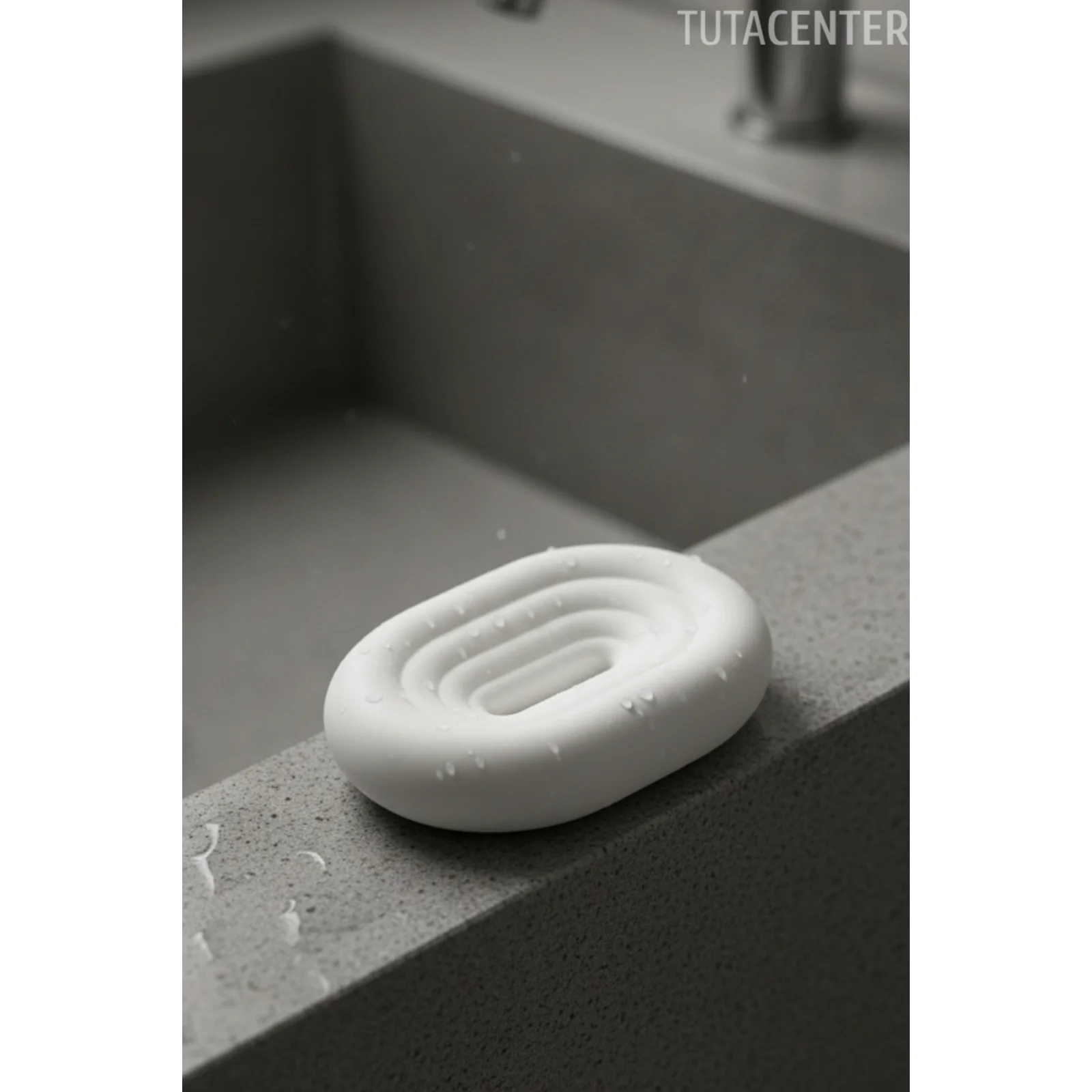 Şık ve Fonksiyonel Plastik Banyo Sabunluğu - Su Tahliyeli Katı Sabunluk