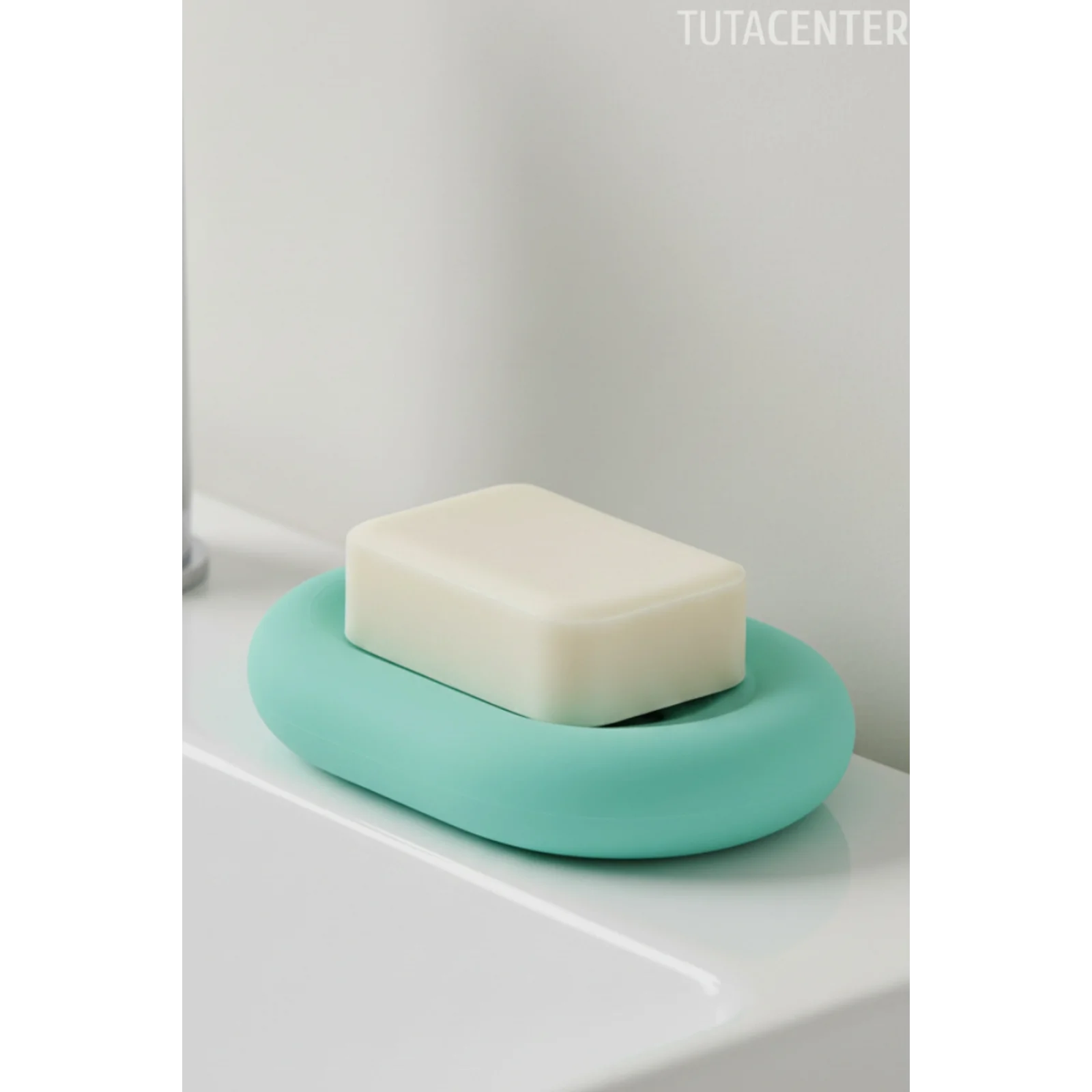 Şık ve Fonksiyonel Plastik Banyo Sabunluğu - Su Tahliyeli Katı Sabunluk