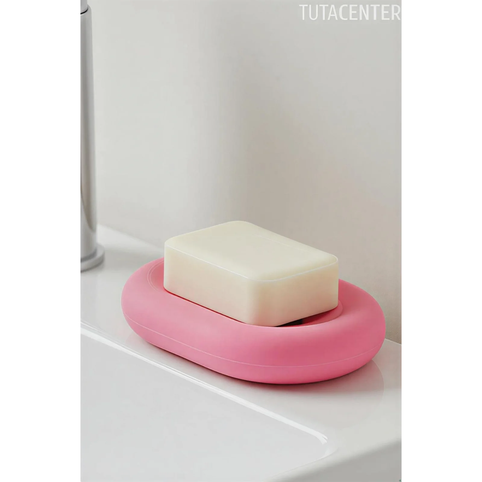 Şık ve Fonksiyonel Plastik Banyo Sabunluğu - Su Tahliyeli Katı Sabunluk