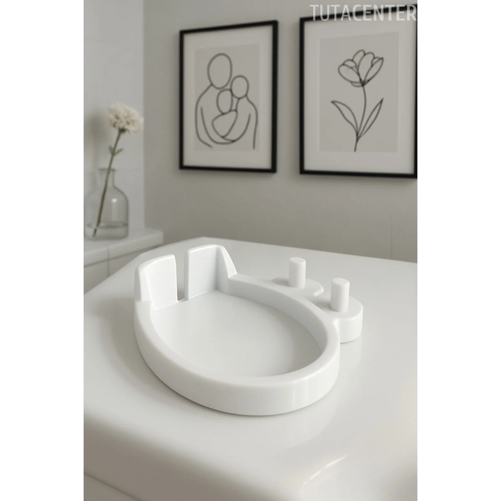 OraI-B Şarjlı Diş Fırçası ve Başlıkları için Stand (1 Şarjlı Fırça, 2 Başlık)