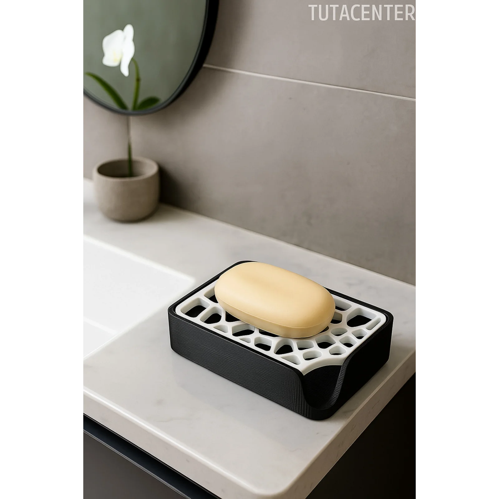 Modern Su Tutmayan Sabunluk – Modern ve Şık Plastik Sabunluk