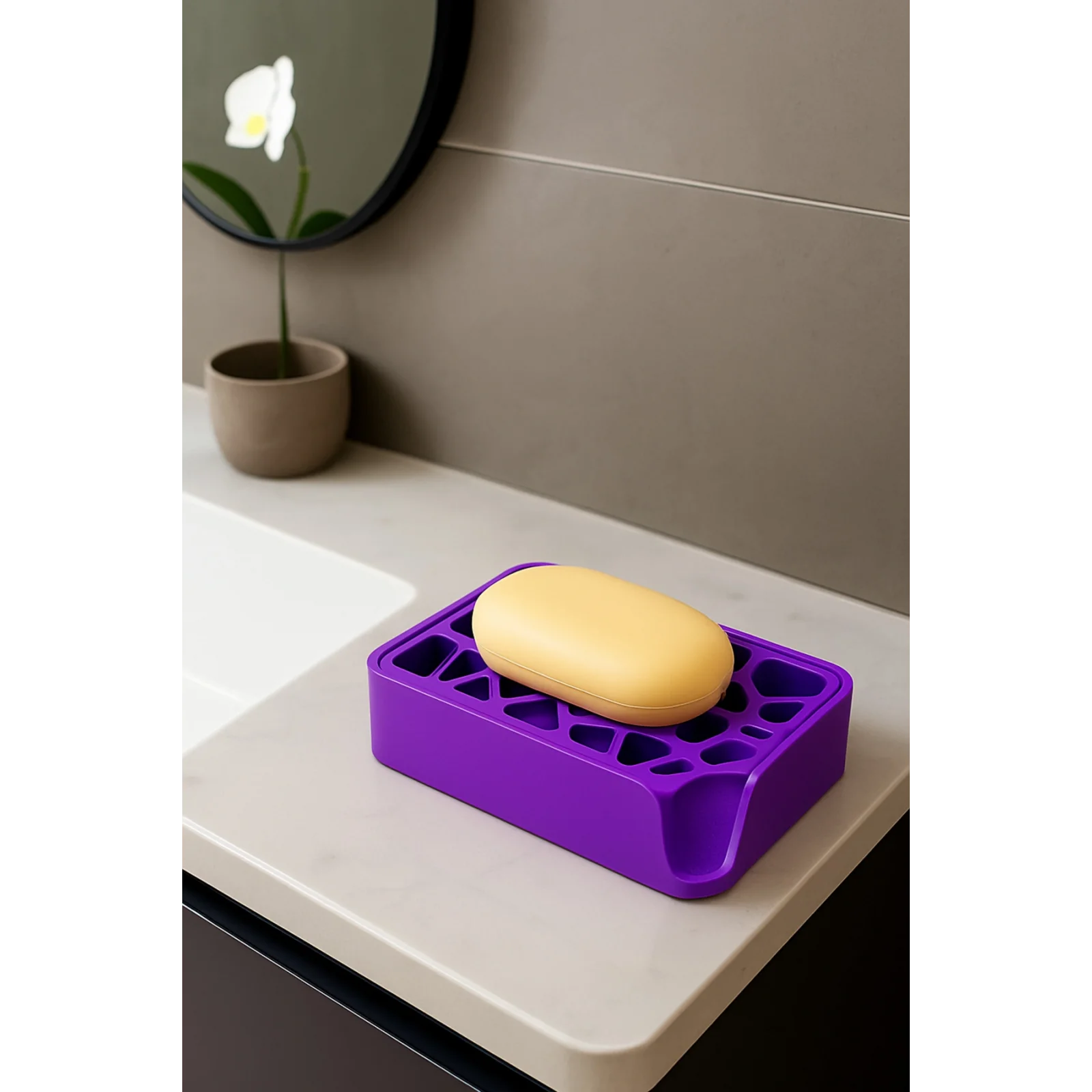 Modern Su Tutmayan Sabunluk – Modern ve Şık Plastik Sabunluk