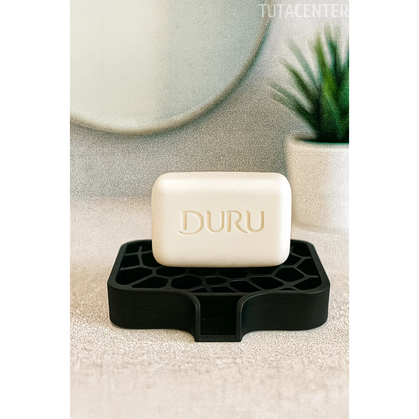 Modern Su Tutmayan Kendinden Boşaltmalı Sabunluk Katı Sabunluk Plastik