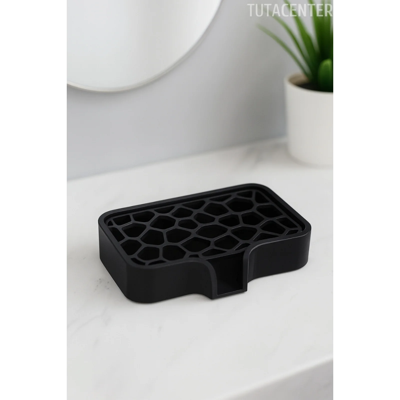 Modern Su Tutmayan Kendinden Boşaltmalı Sabunluk Katı Sabunluk Plastik