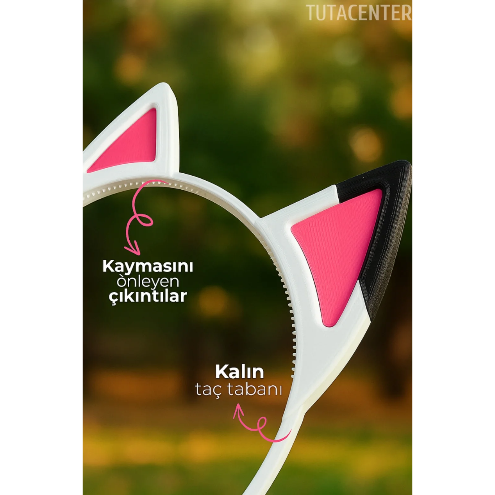 Gabby Dollhouse Saç Tokası Saç Tacı Kedi Tacı Plastik (Saç Tokası & Kız Çocuk Taç)