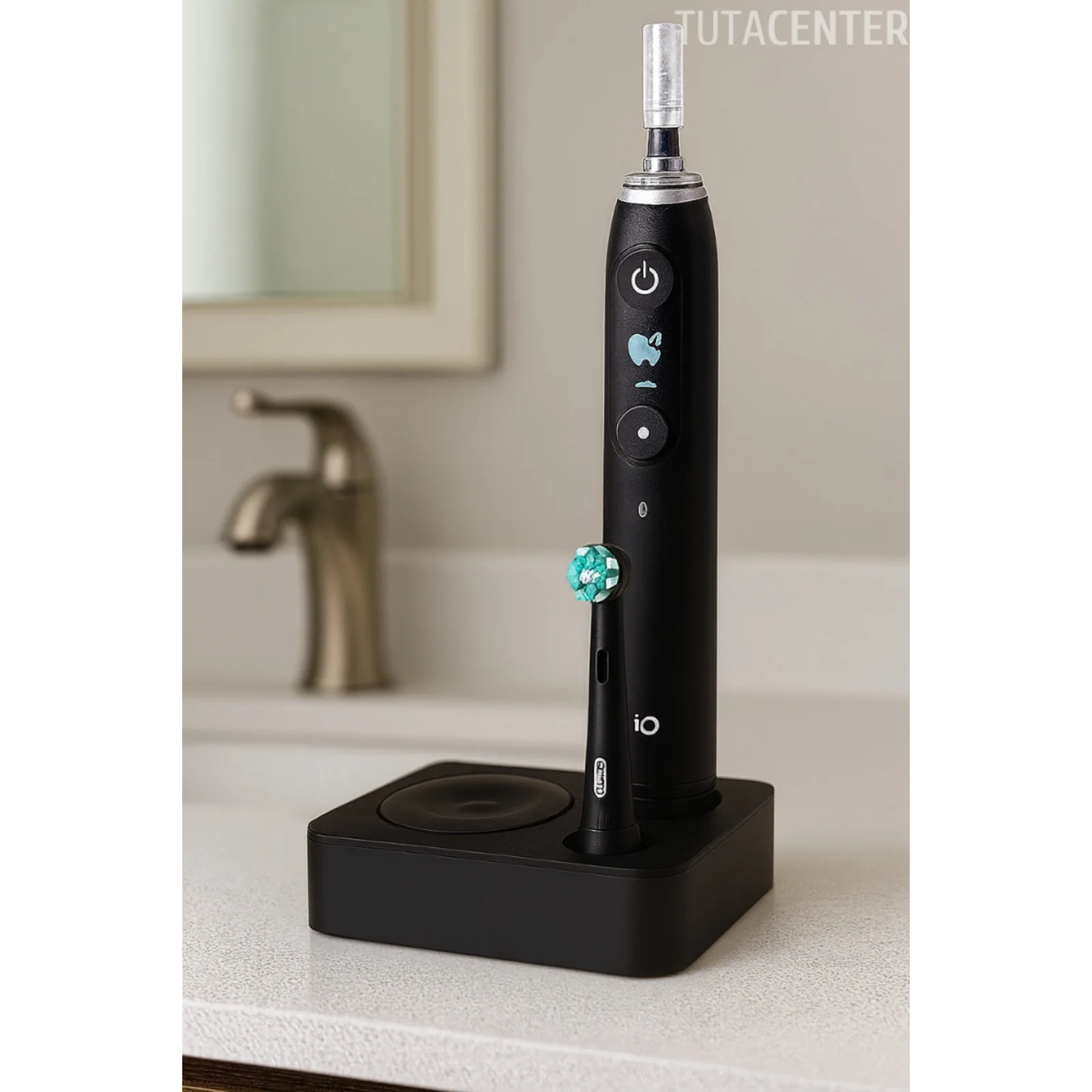 OraI-B iO 9/10 – Kolay Temizlenen Diş Fırçası ve Şarj Cihazı Tutucusu (Sarjlı Diş Fırçası Stand)