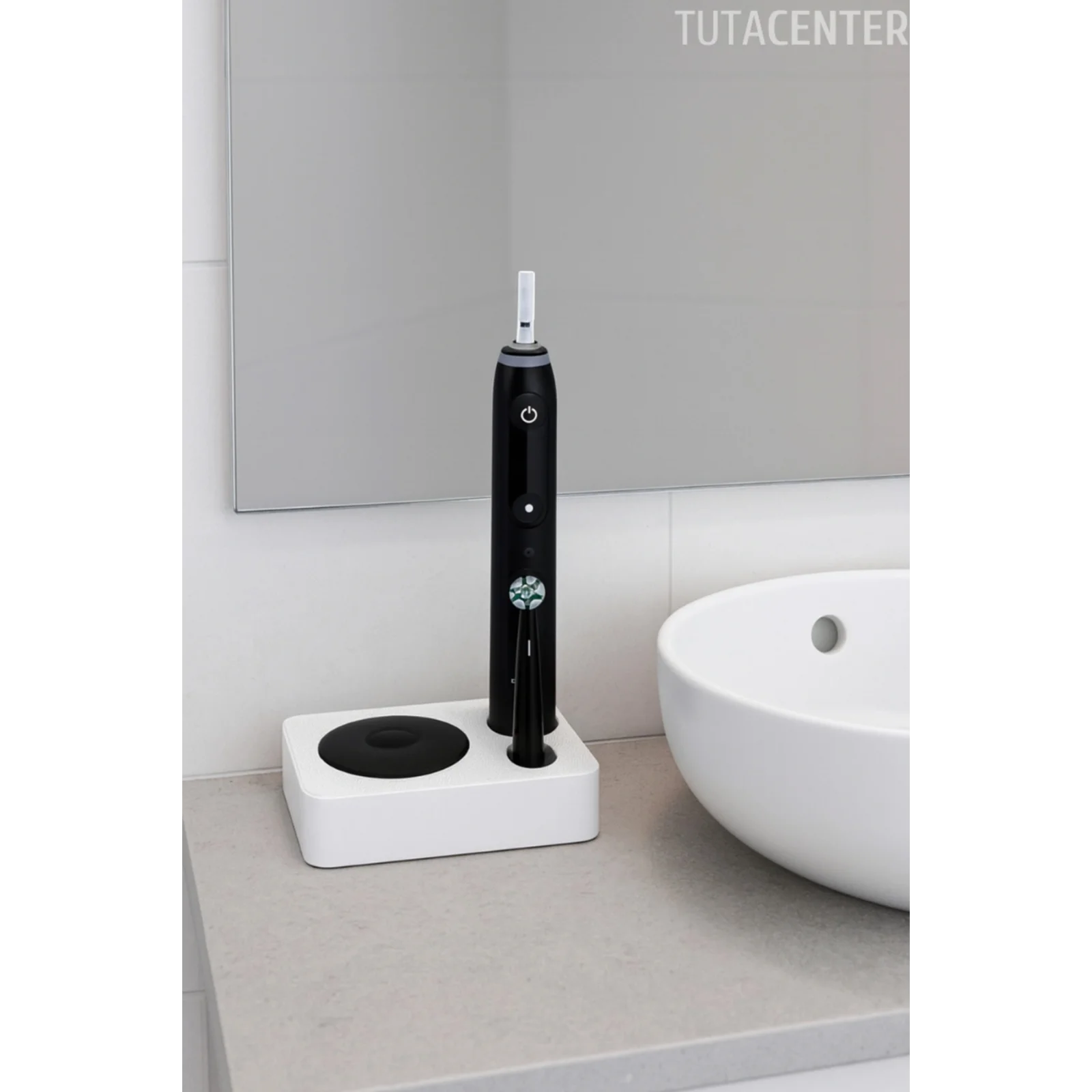 OraI-B iO 9/10 – Kolay Temizlenen Diş Fırçası ve Şarj Cihazı Tutucusu (Sarjlı Diş Fırçası Stand)