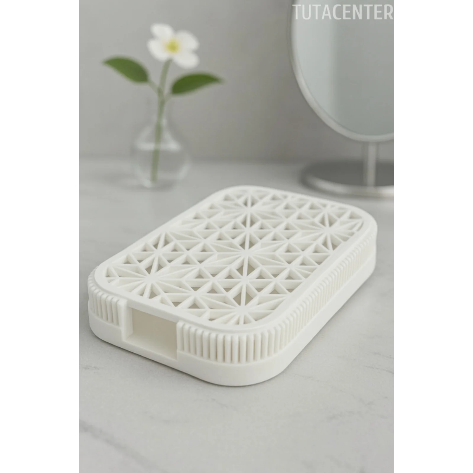 Japon Kumiko Tasarımlı Modern Sabunluk Standı