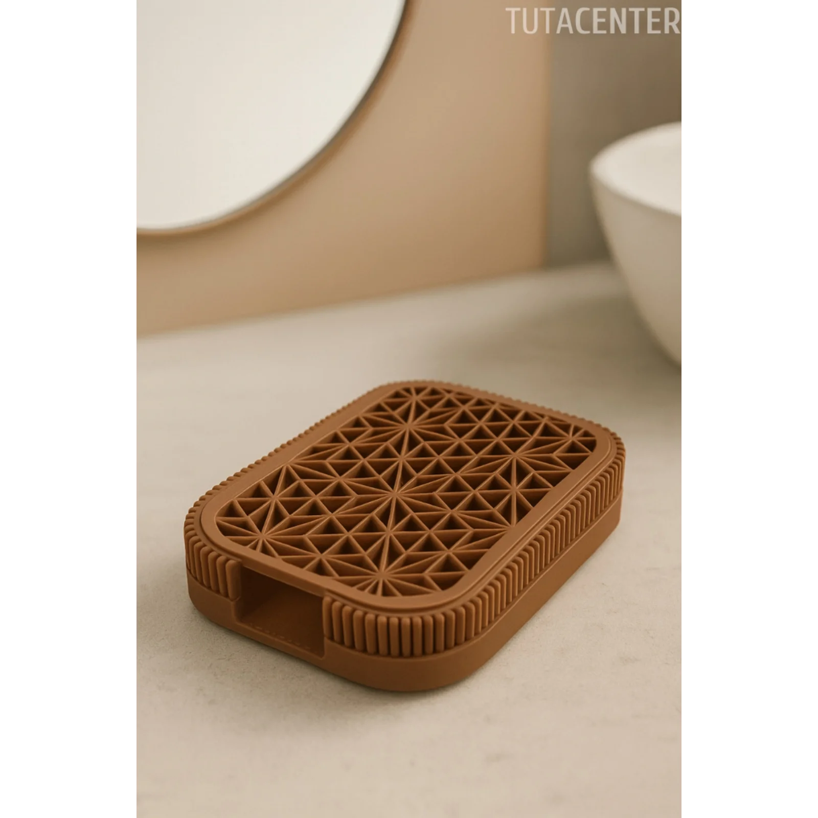 Japon Kumiko Tasarımlı Modern Sabunluk Standı