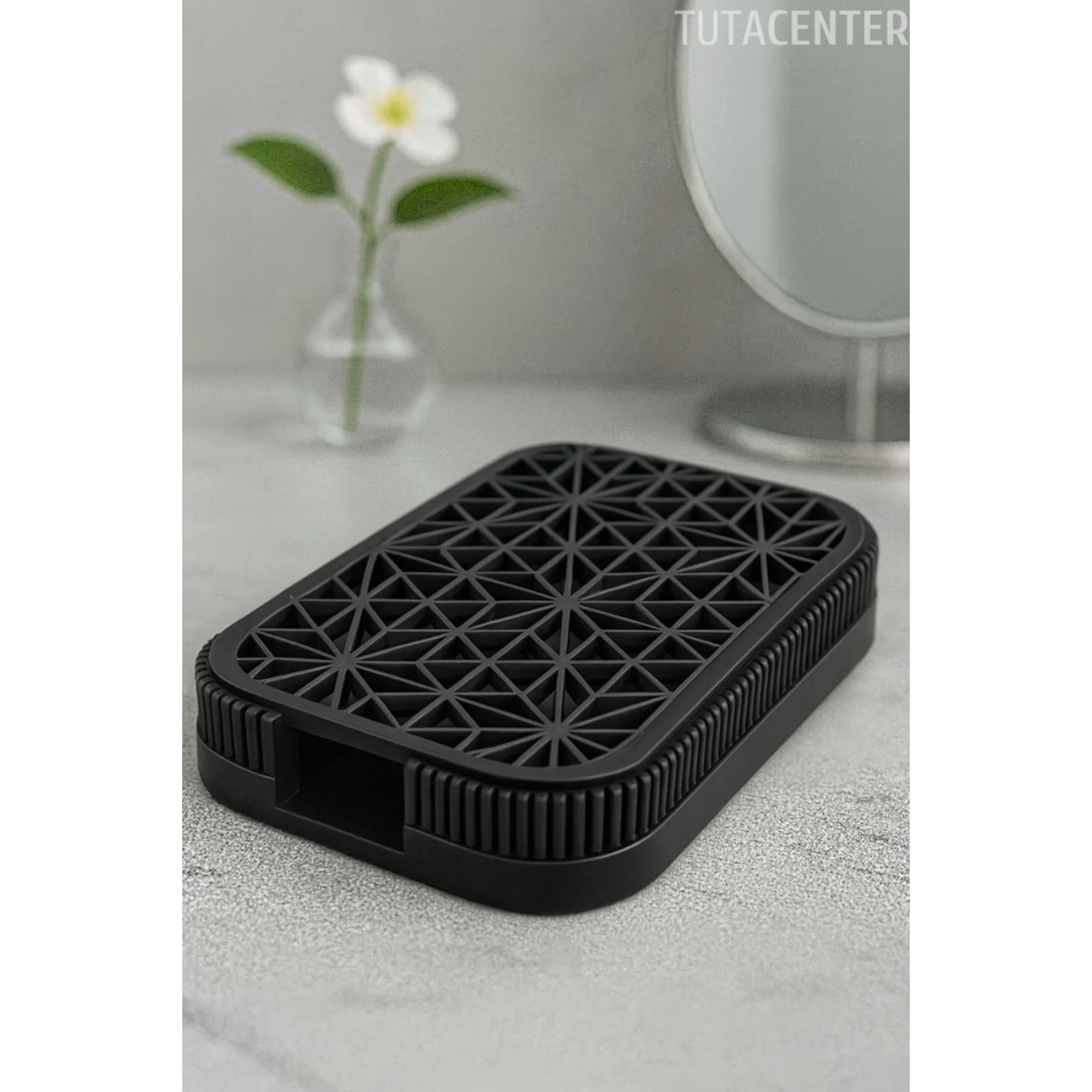 Japon Kumiko Tasarımlı Modern Sabunluk Standı