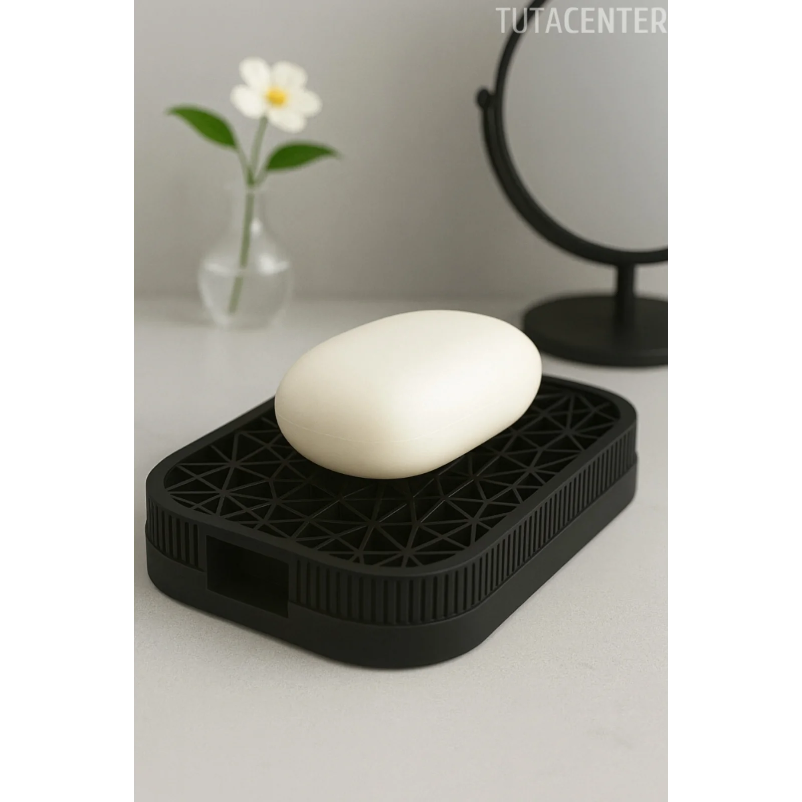 Japon Kumiko Tasarımlı Modern Sabunluk Standı