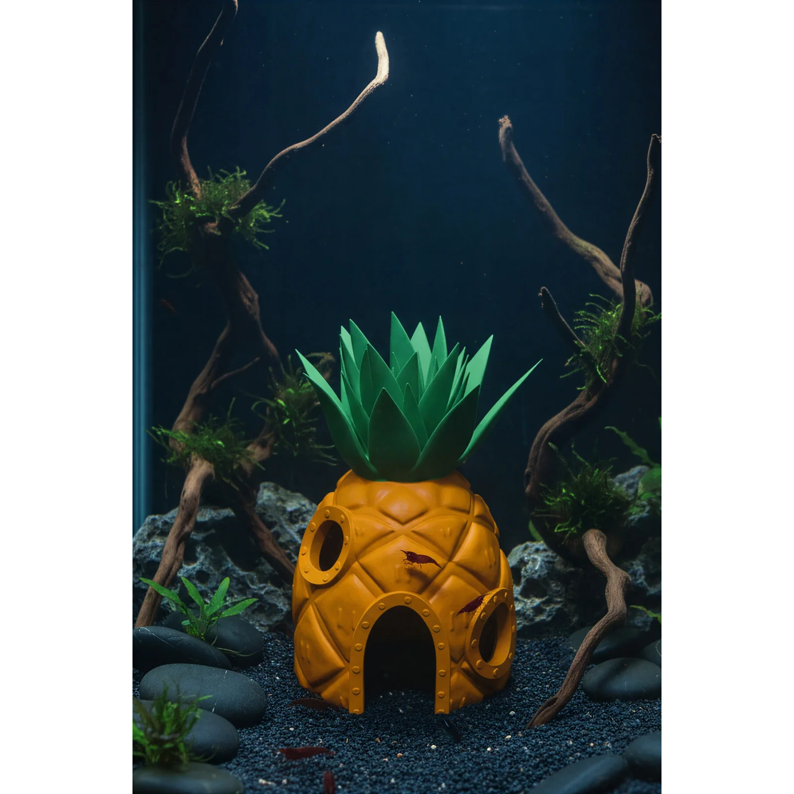 Sünger Bob Ananas Akvaryum Evi – Dekoratif Balık Yuvası