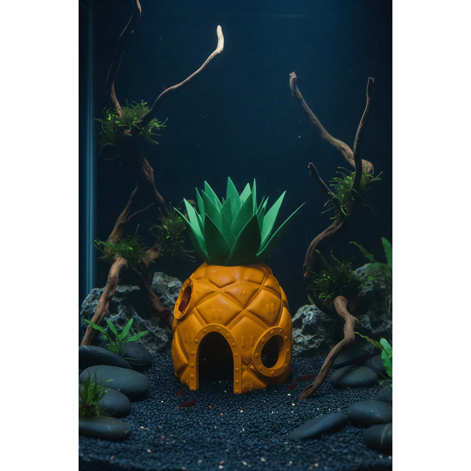 Sünger Bob Ananas Akvaryum Evi – Dekoratif Balık Yuvası