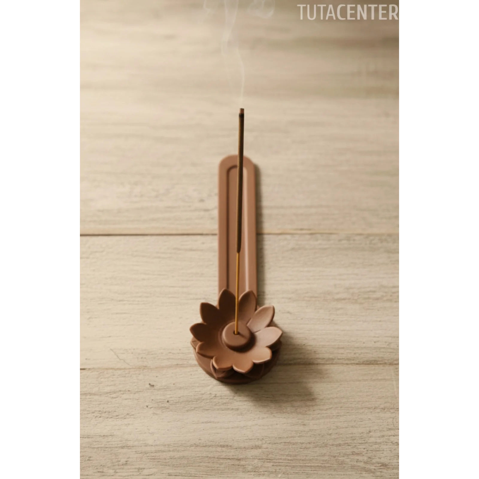 Lotus Çiçeği Görünümlü Tütsülük - Dayanıklı & Şık Tütsü Standı Plastik