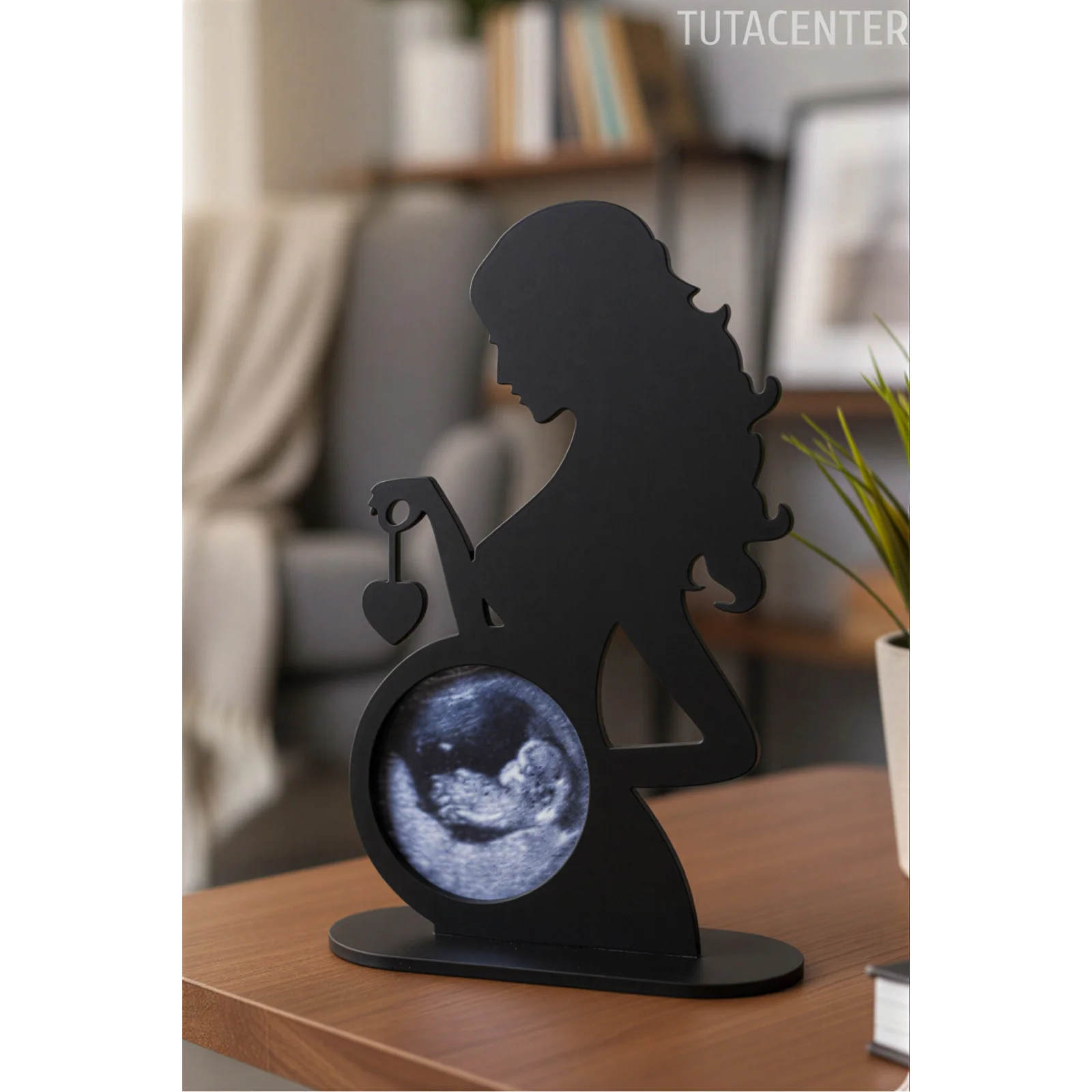 Hamile Anne Ultrason Fotoğraf Çerçevesi – Yenidoğan Hatırası & Hediyesi