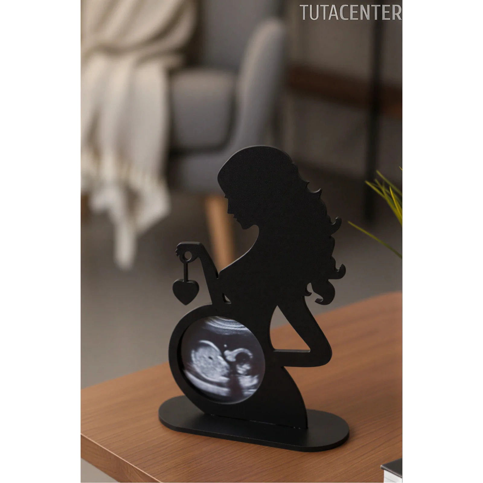 Hamile Anne Ultrason Fotoğraf Çerçevesi – Yenidoğan Hatırası & Hediyesi