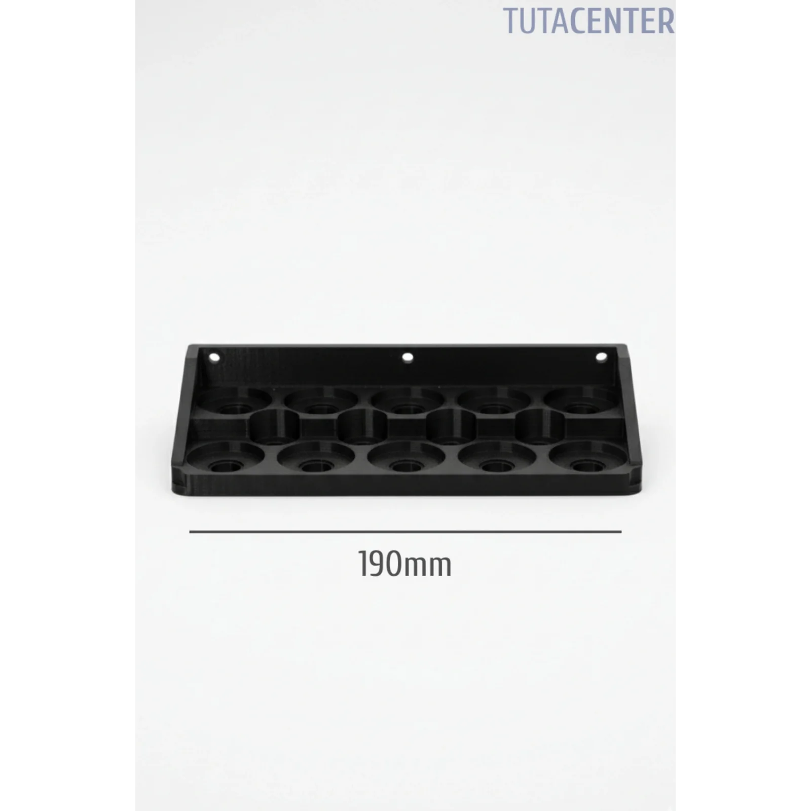 Plastik Tornavida Standı – Duvara Monte Tornavida Tutucu Organizer, 190 mm Atölye ve Tamir Standı