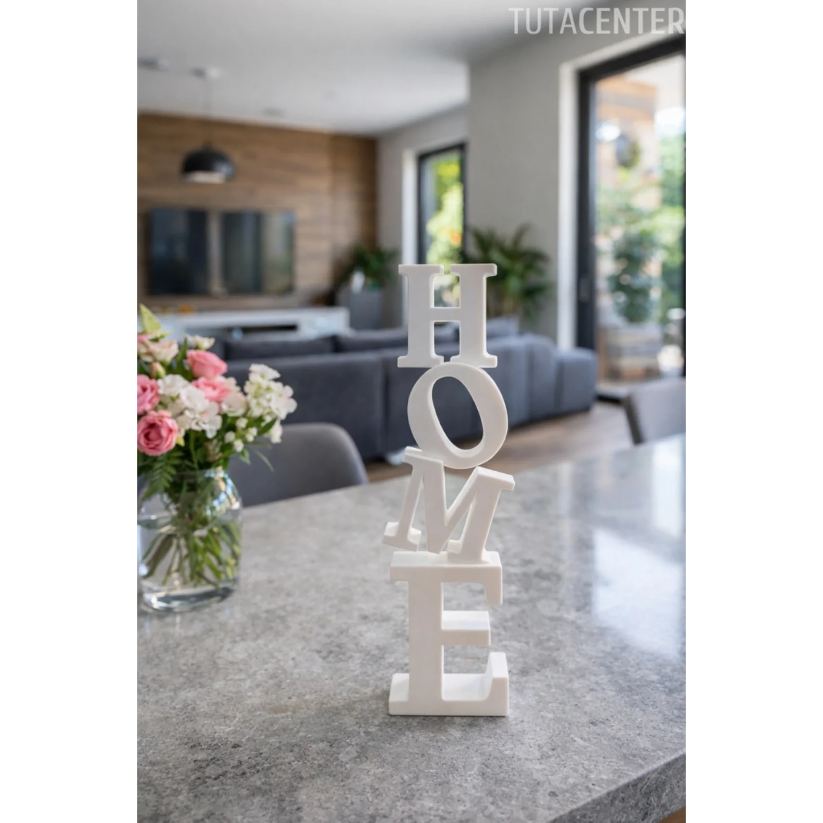 Dekoratif Home Yazısı Masa Üstü Home Yazılı Dekoratif Biblo Ve Masaüstü Dekor (Plastik)